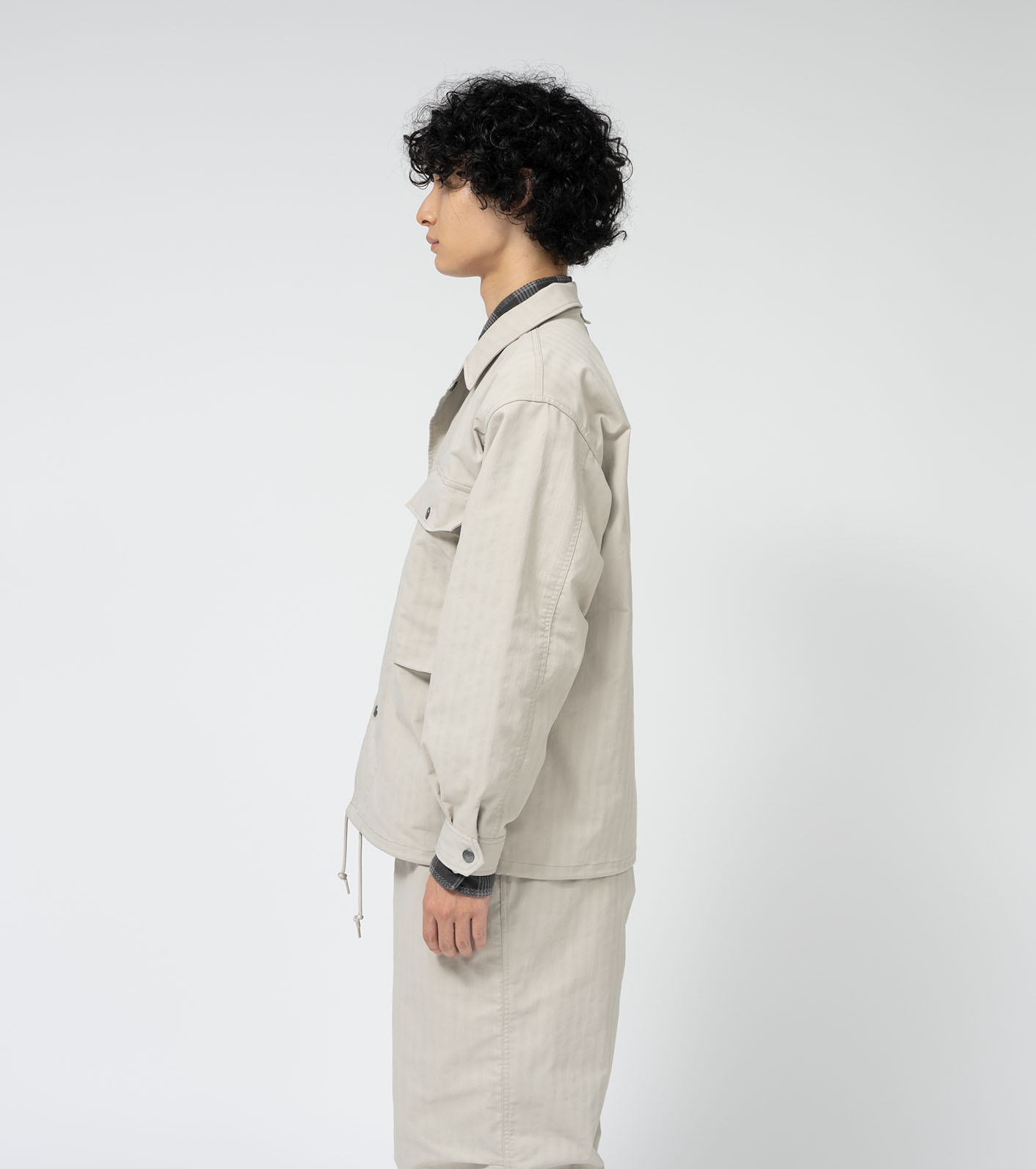 Herringbone Field Shirt Jacket