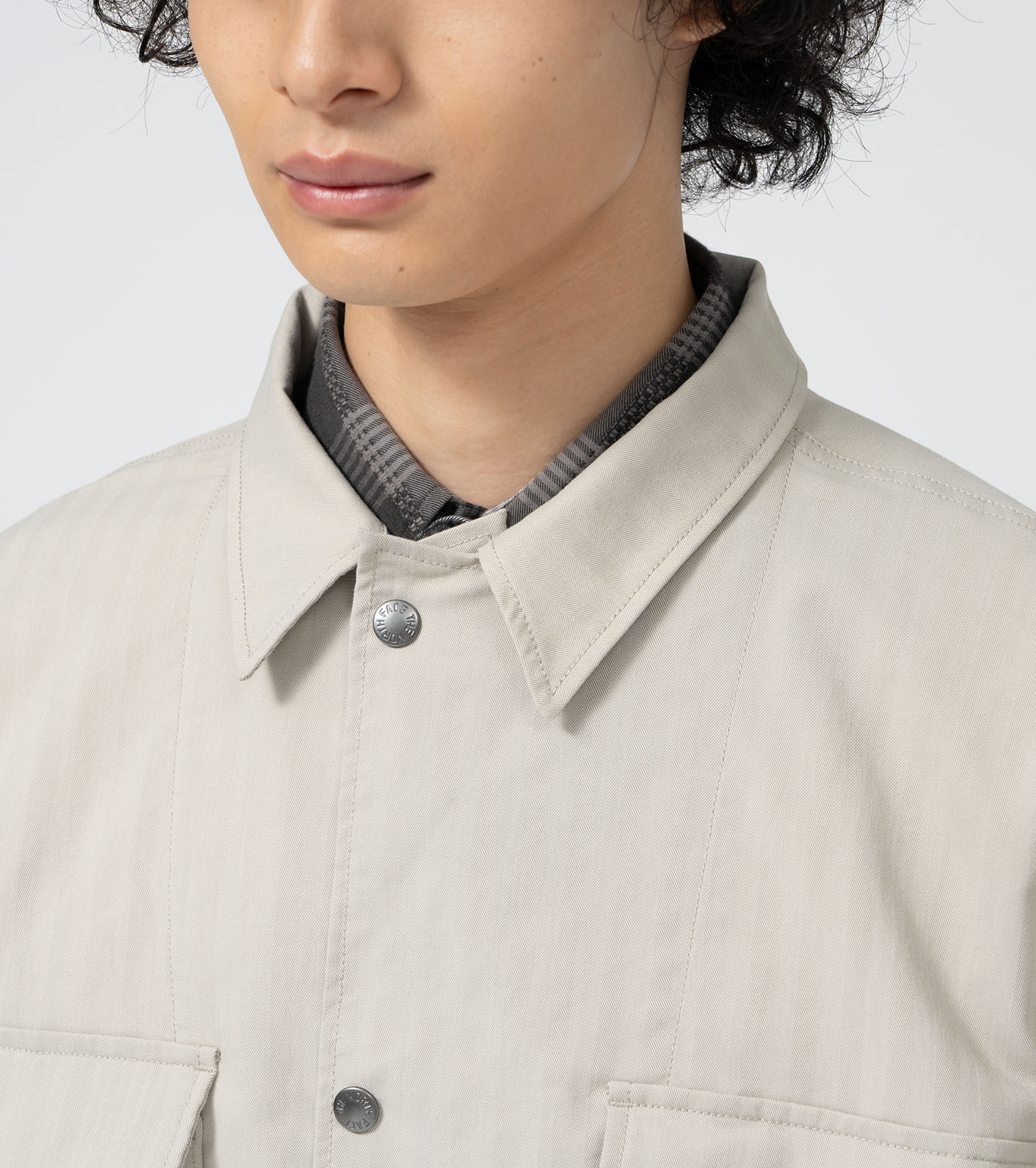 Herringbone Field Shirt Jacket