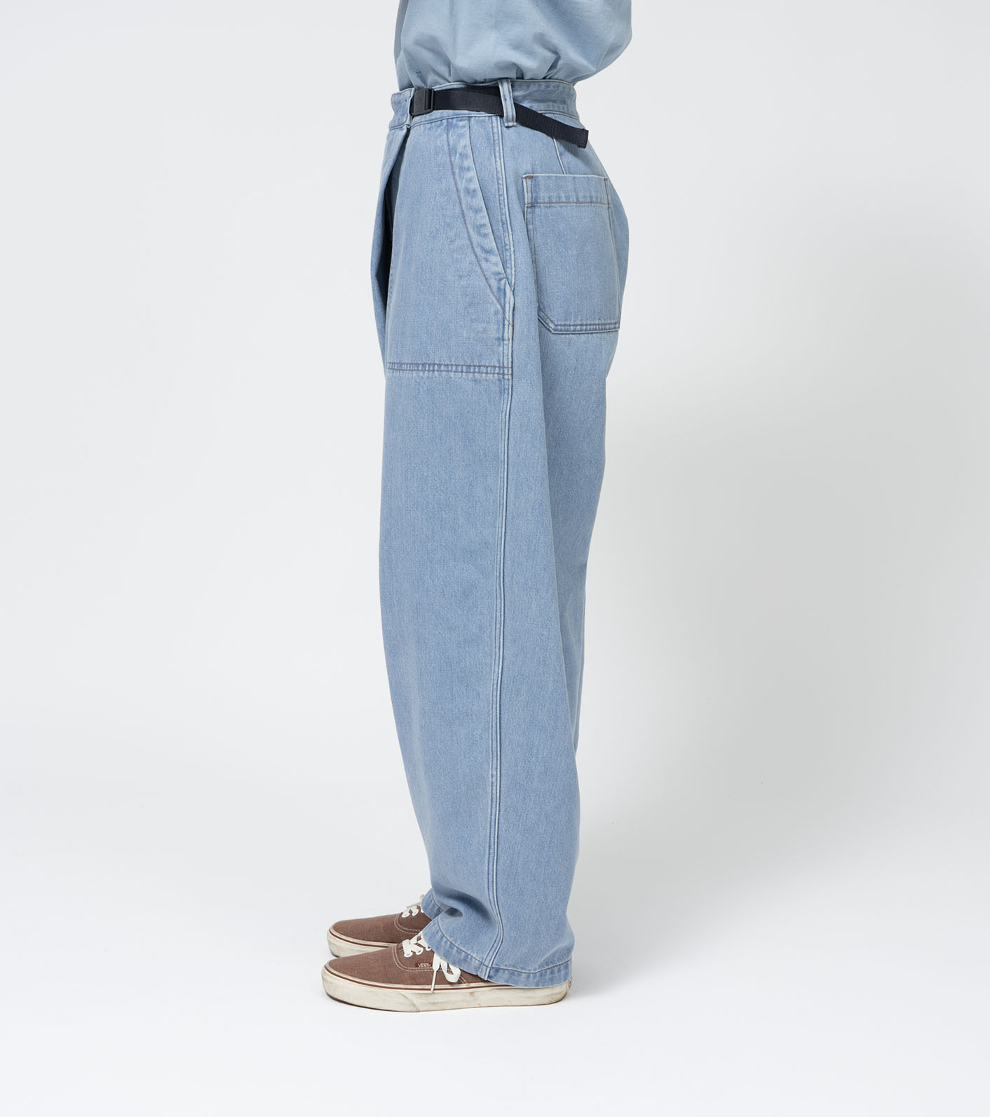Denim Field Wrap Pants
