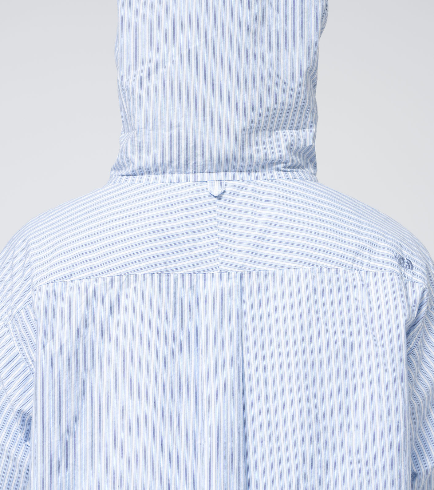Mountain Striped Hooded Shirt