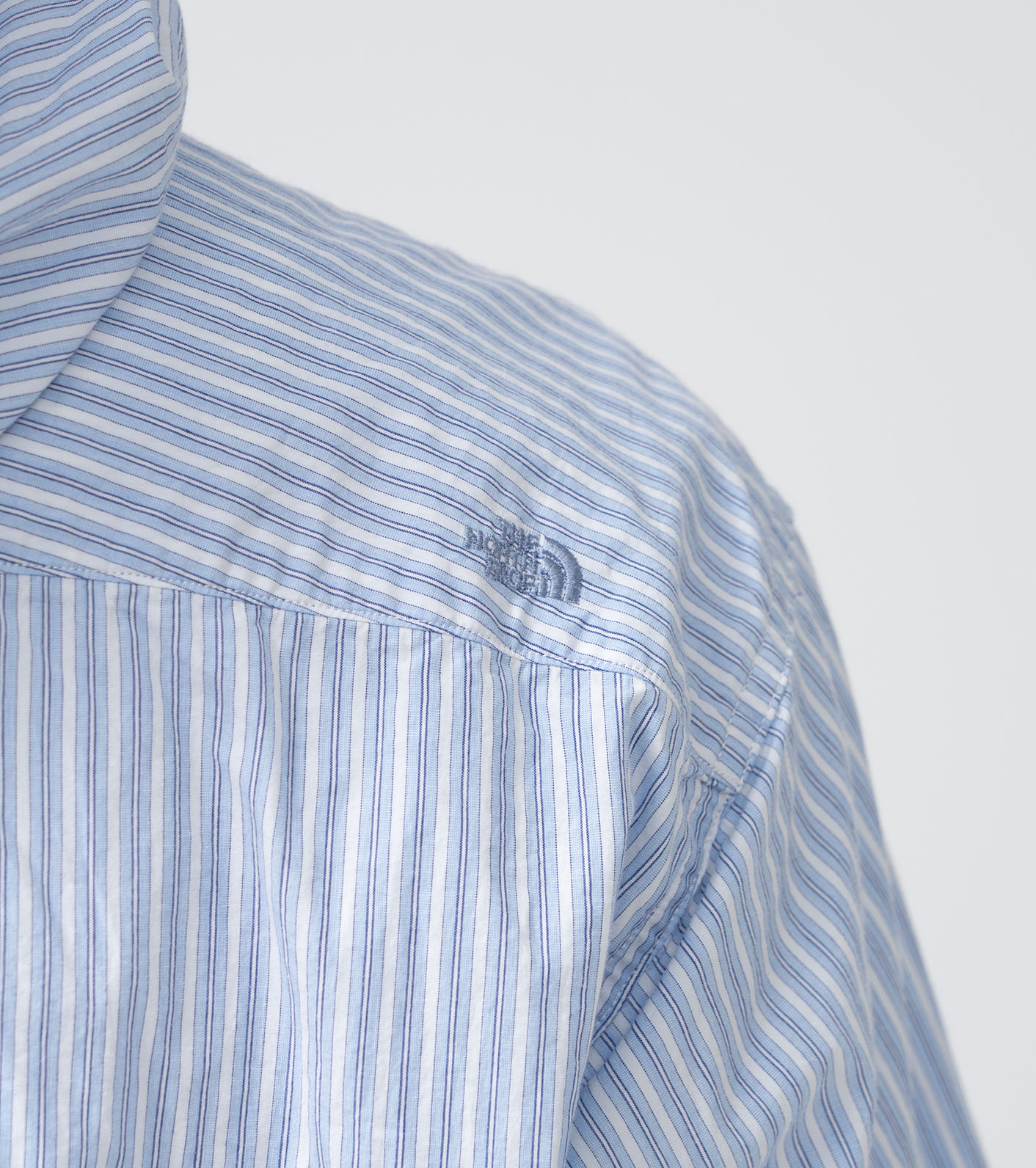 Mountain Striped Hooded Shirt