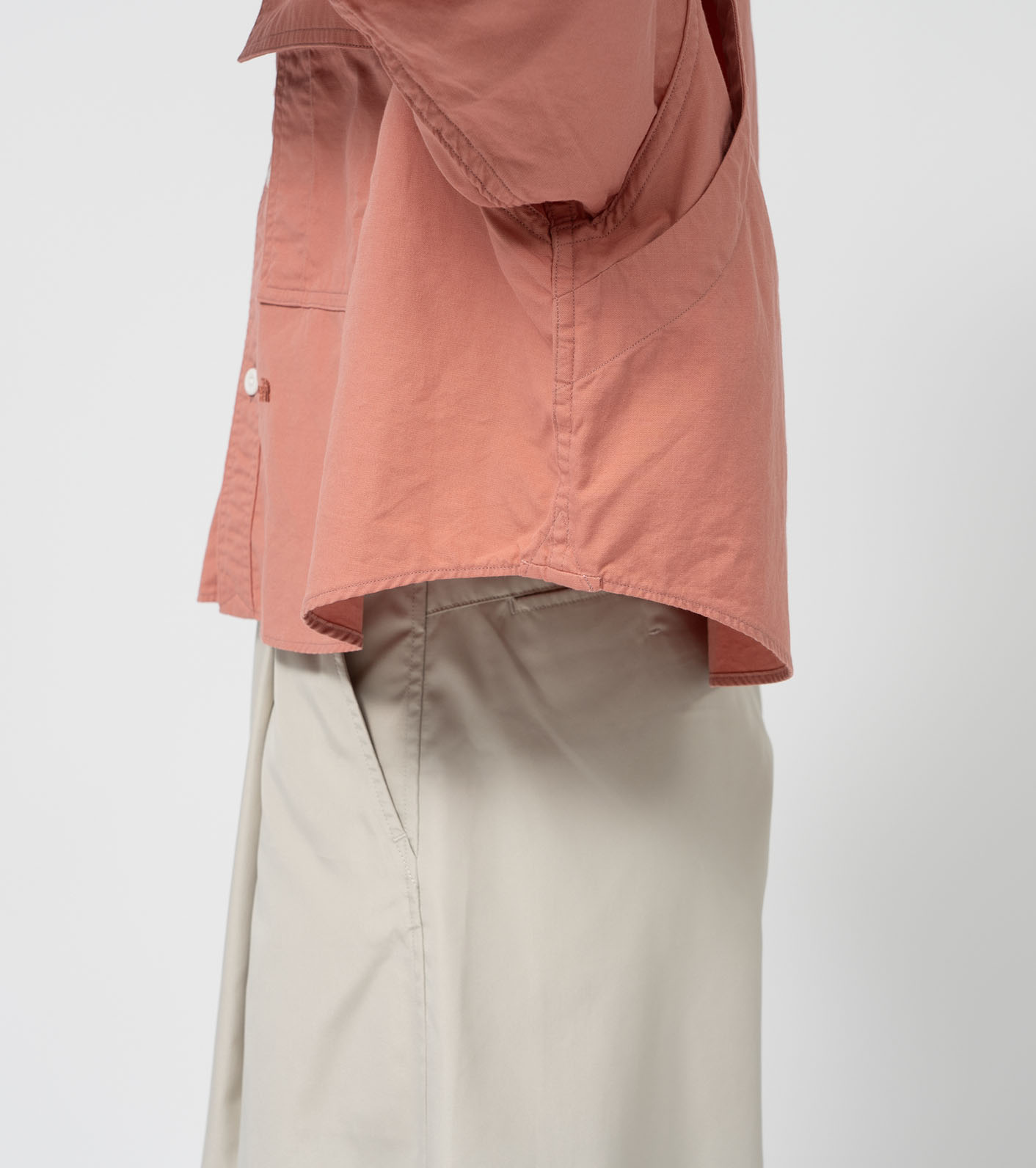 Button Down Field S/S Cropped Shirt