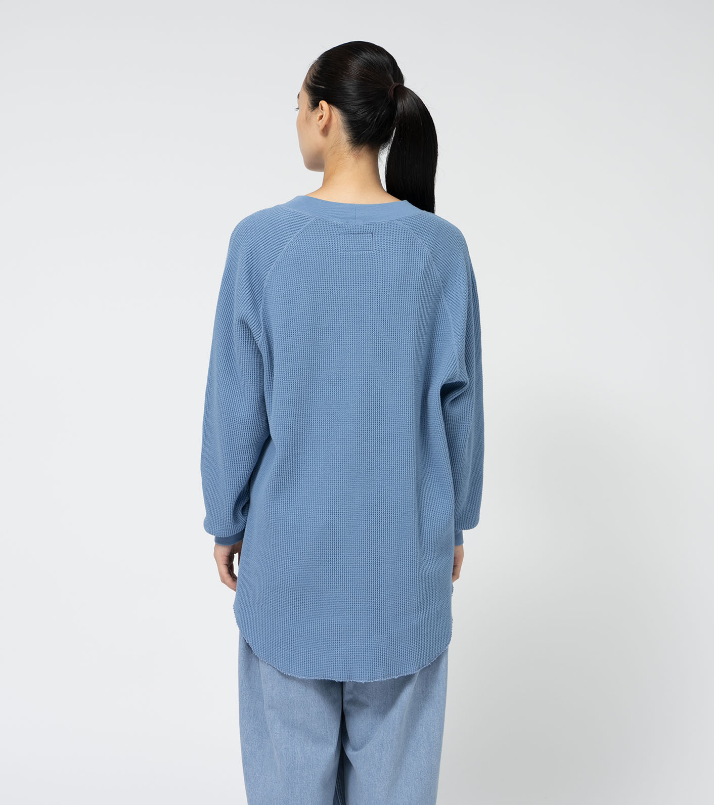 Waffle Crewneck Long Tee