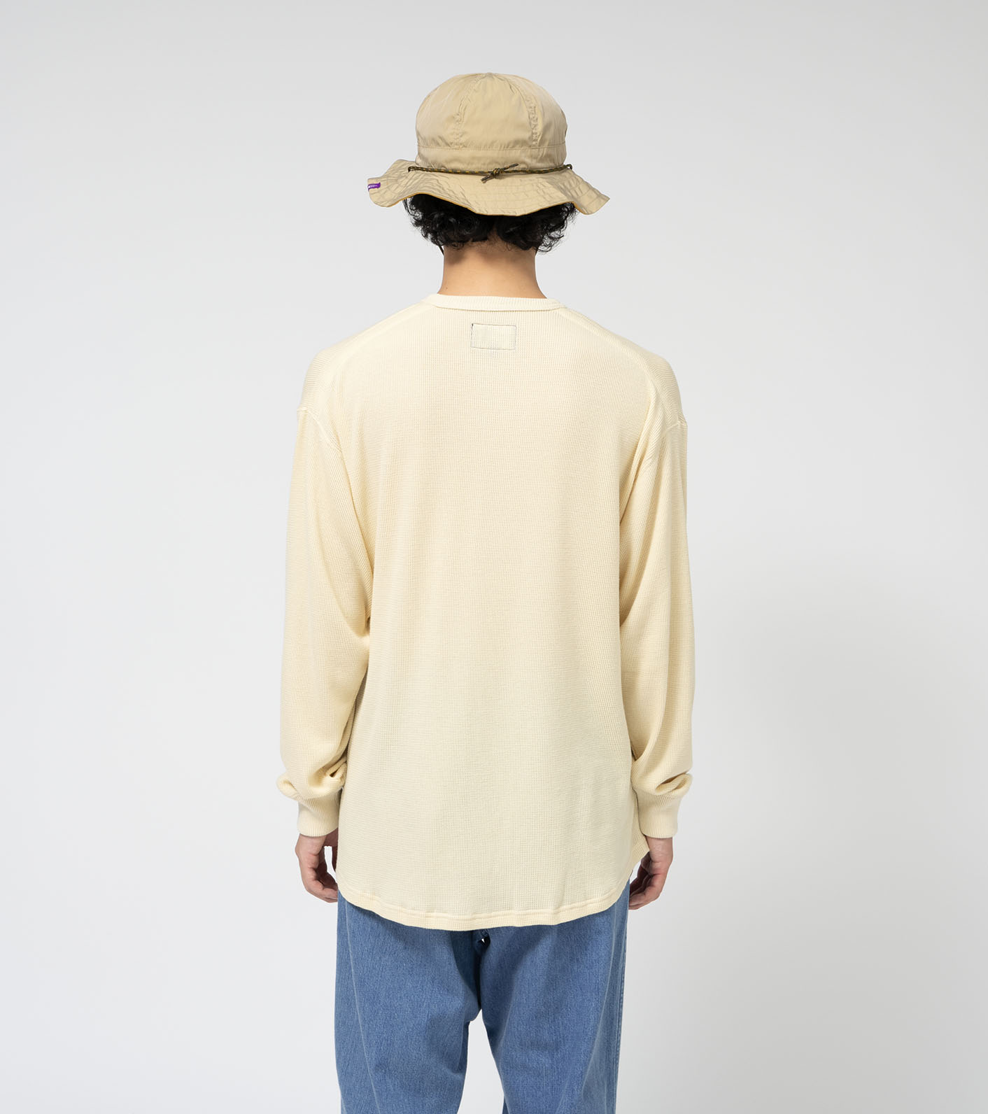 Field Long Sleeve Henley Neck Graphic Tee
