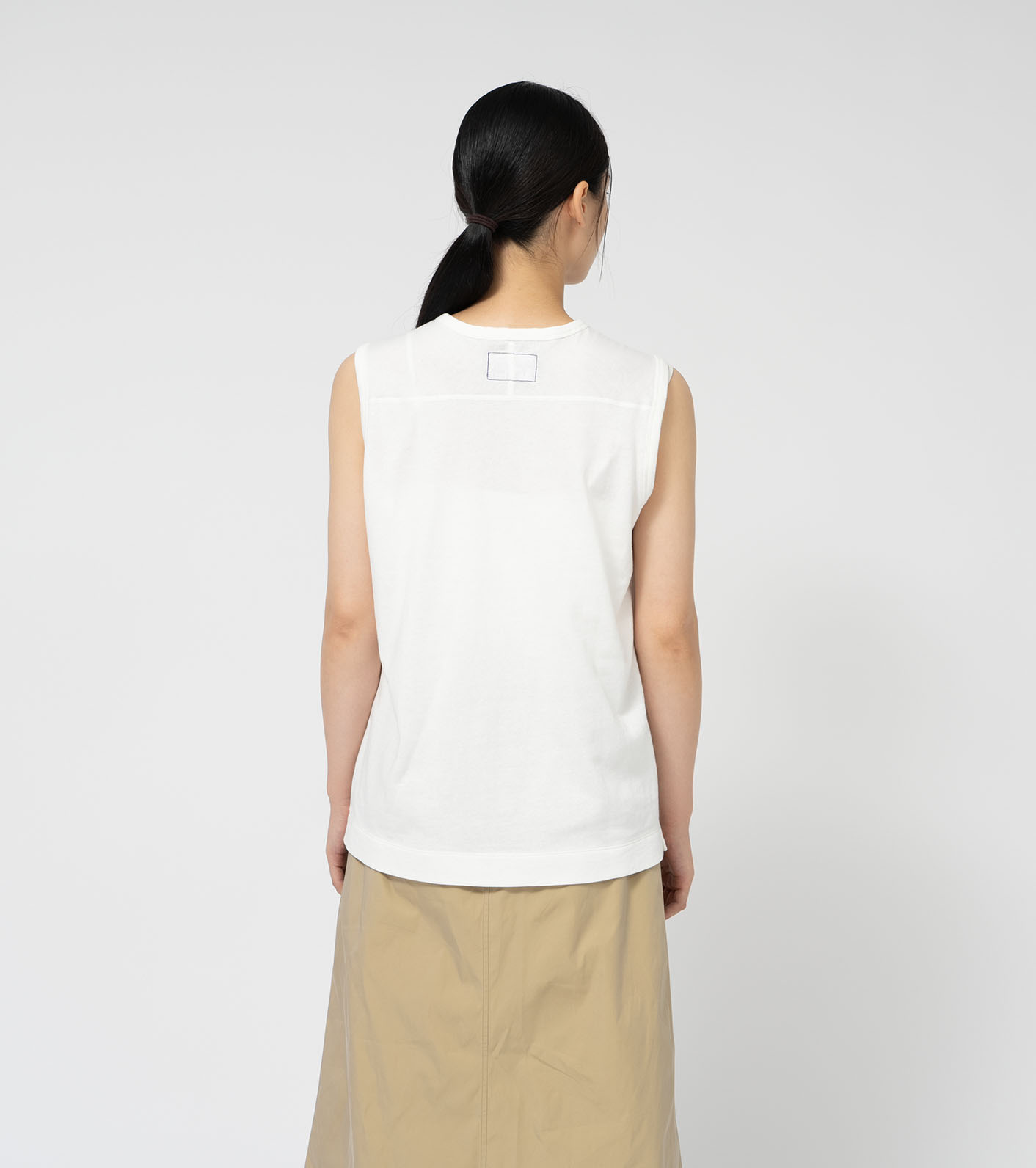 Micro French Terry Sleeveless Tee