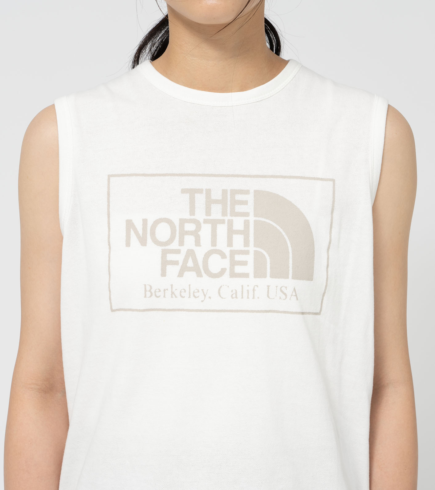 Micro French Terry Sleeveless Tee