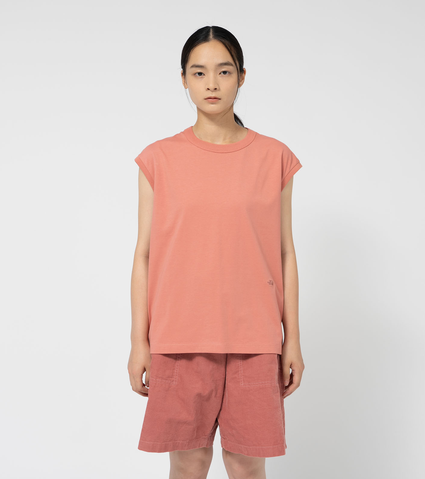 Cotton Jersey Sleeveless Tee