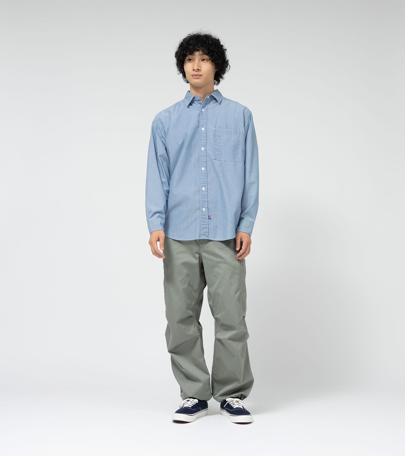 Regular Collar Chambray Field Shirt