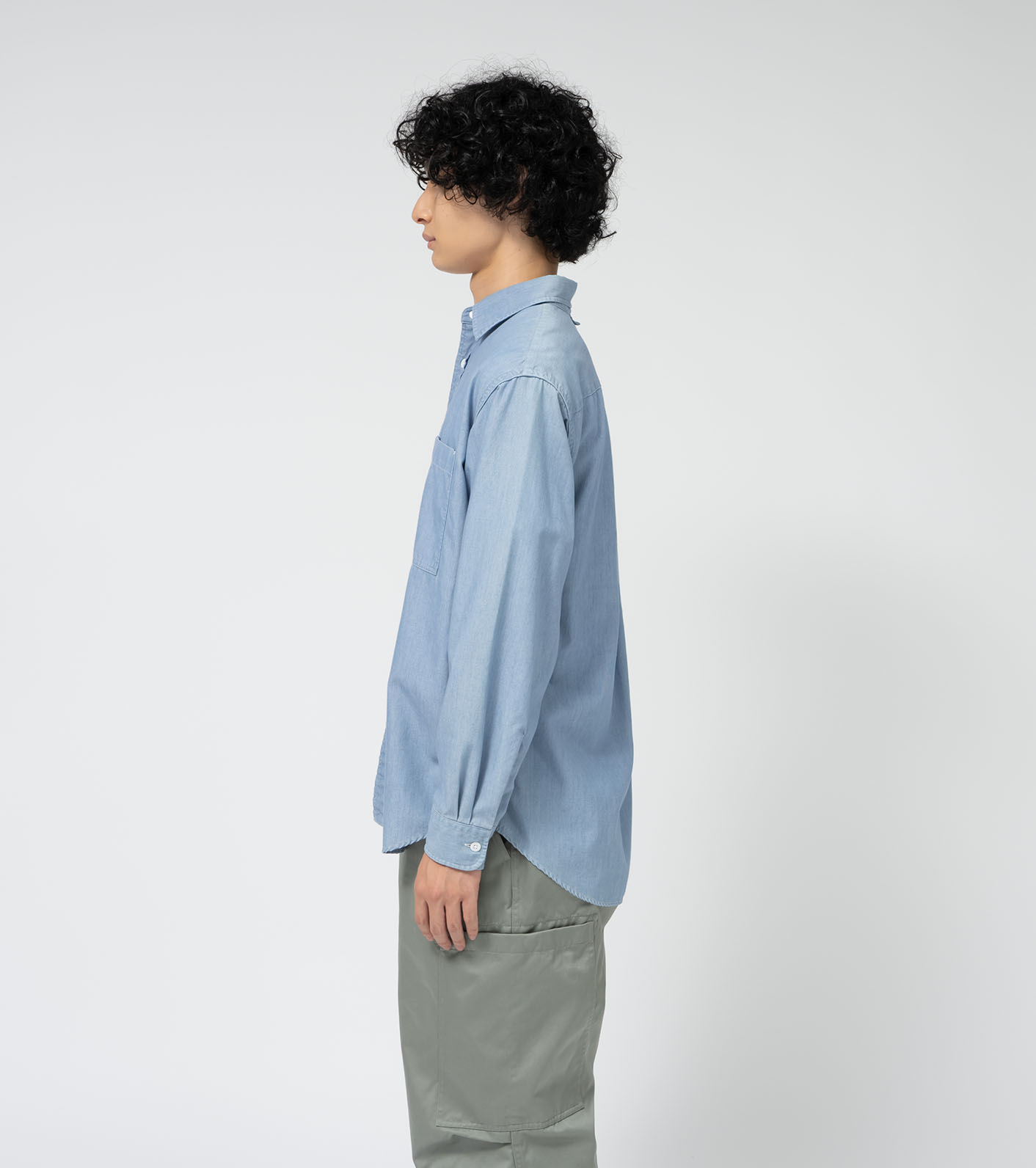 Regular Collar Chambray Field Shirt
