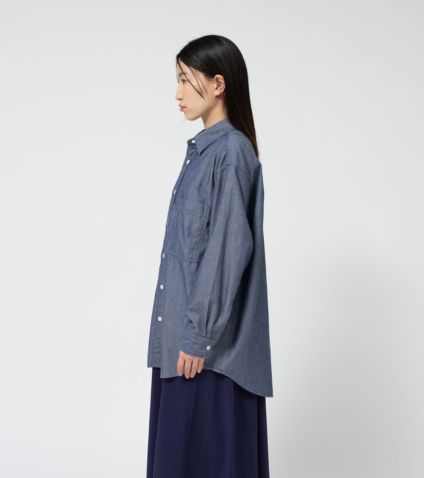 Regular Collar Chambray Field Shirt