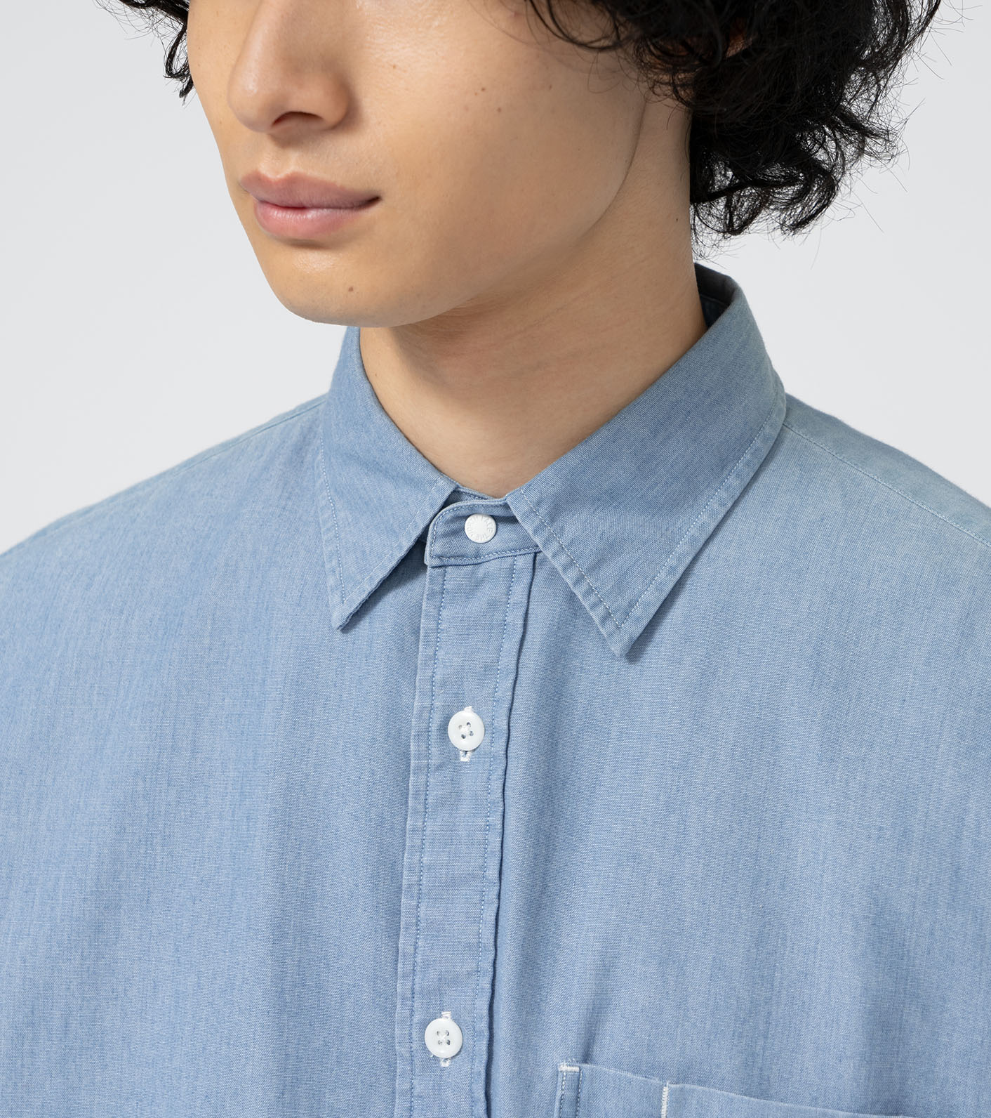 Regular Collar Chambray Field Shirt