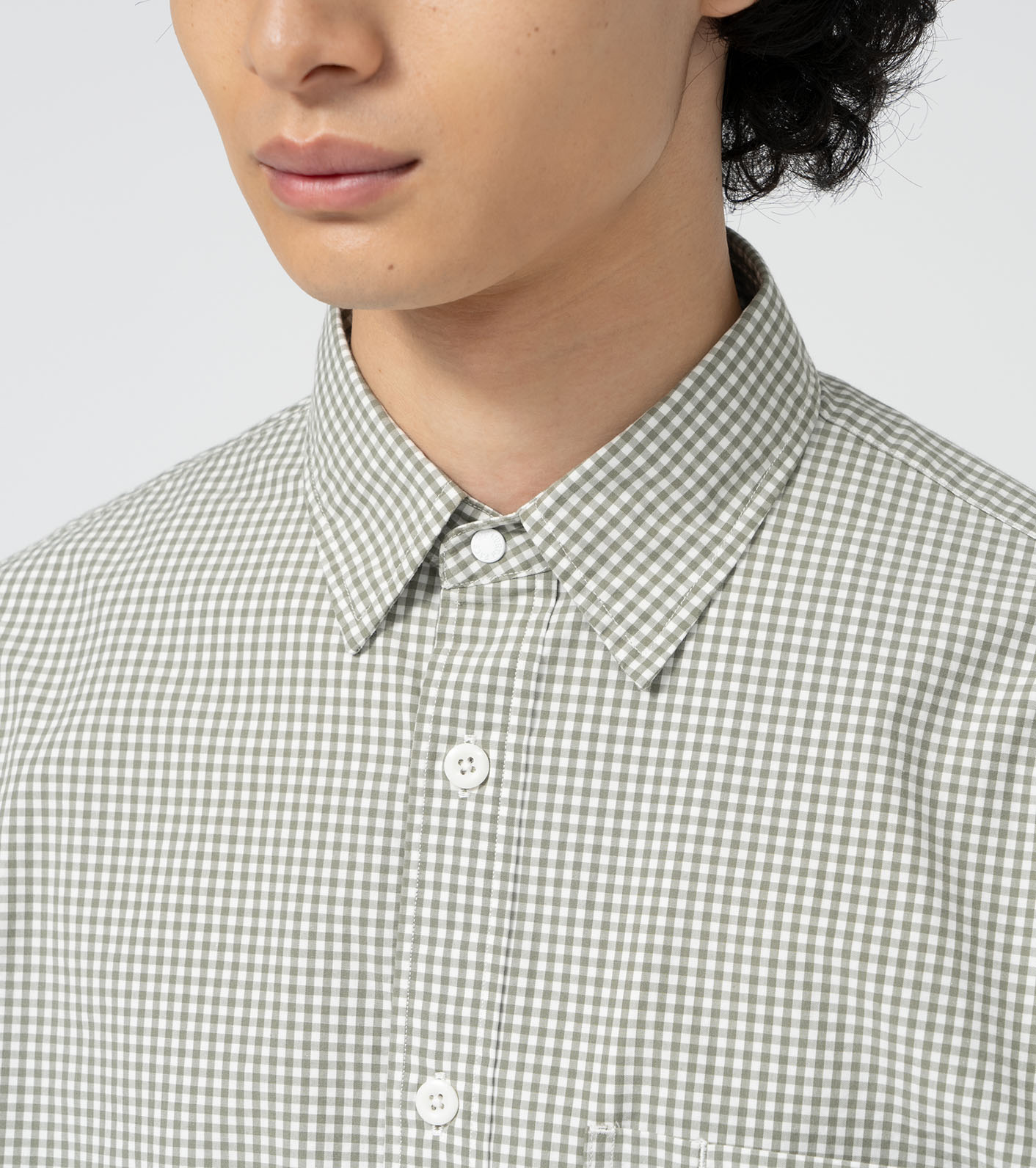 Regular Collar Gingham Field Shirt