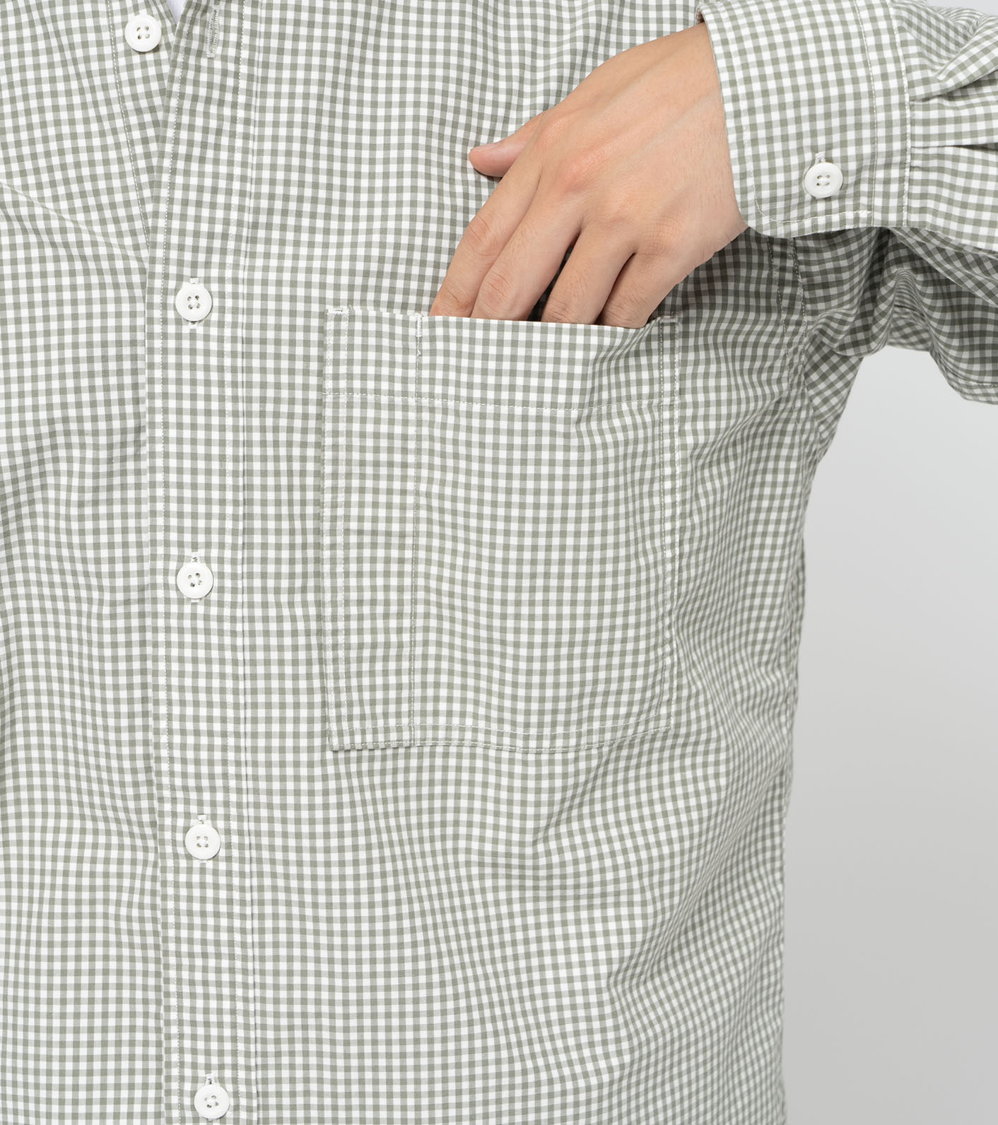 Regular Collar Gingham Field Shirt