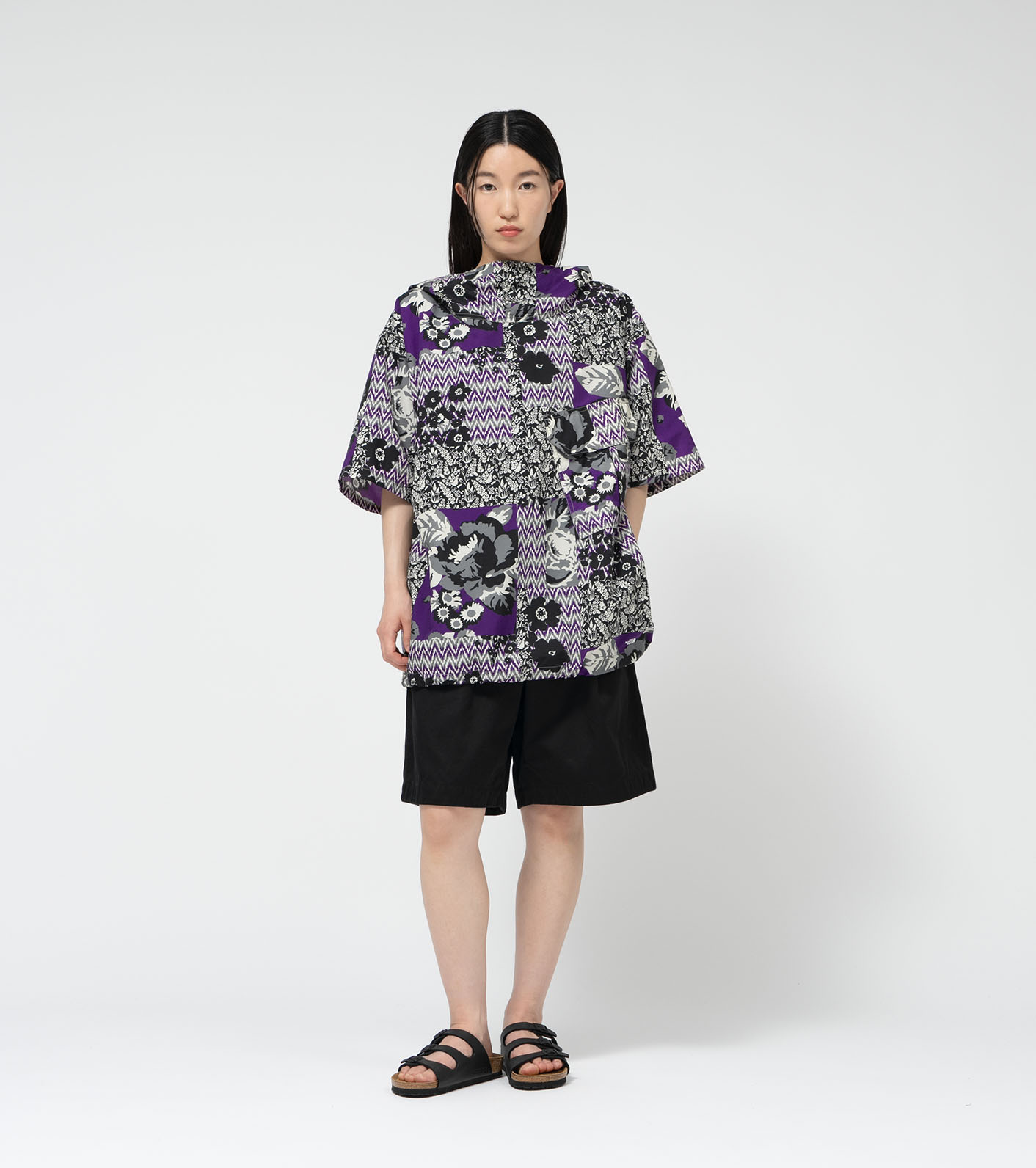 Flower Printed Field Pullover