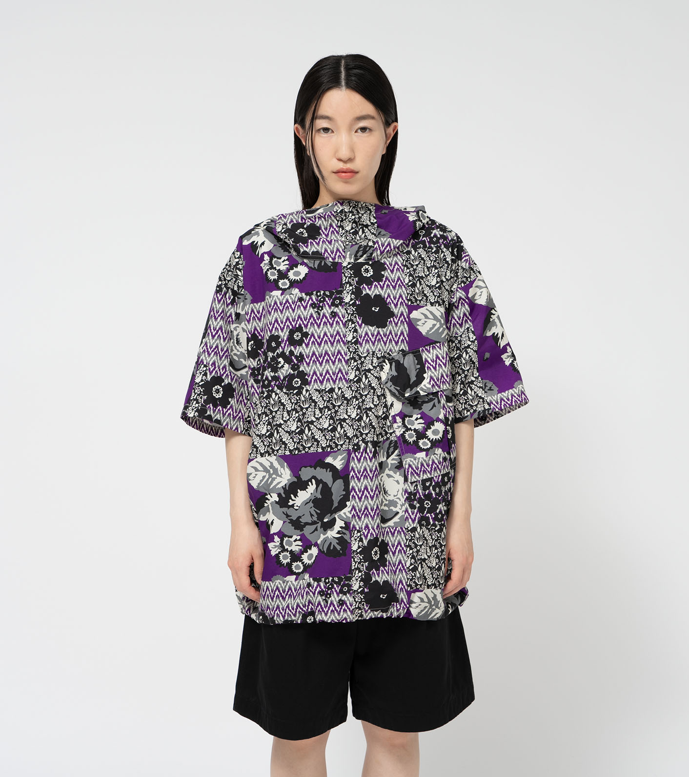 Flower Printed Field Pullover