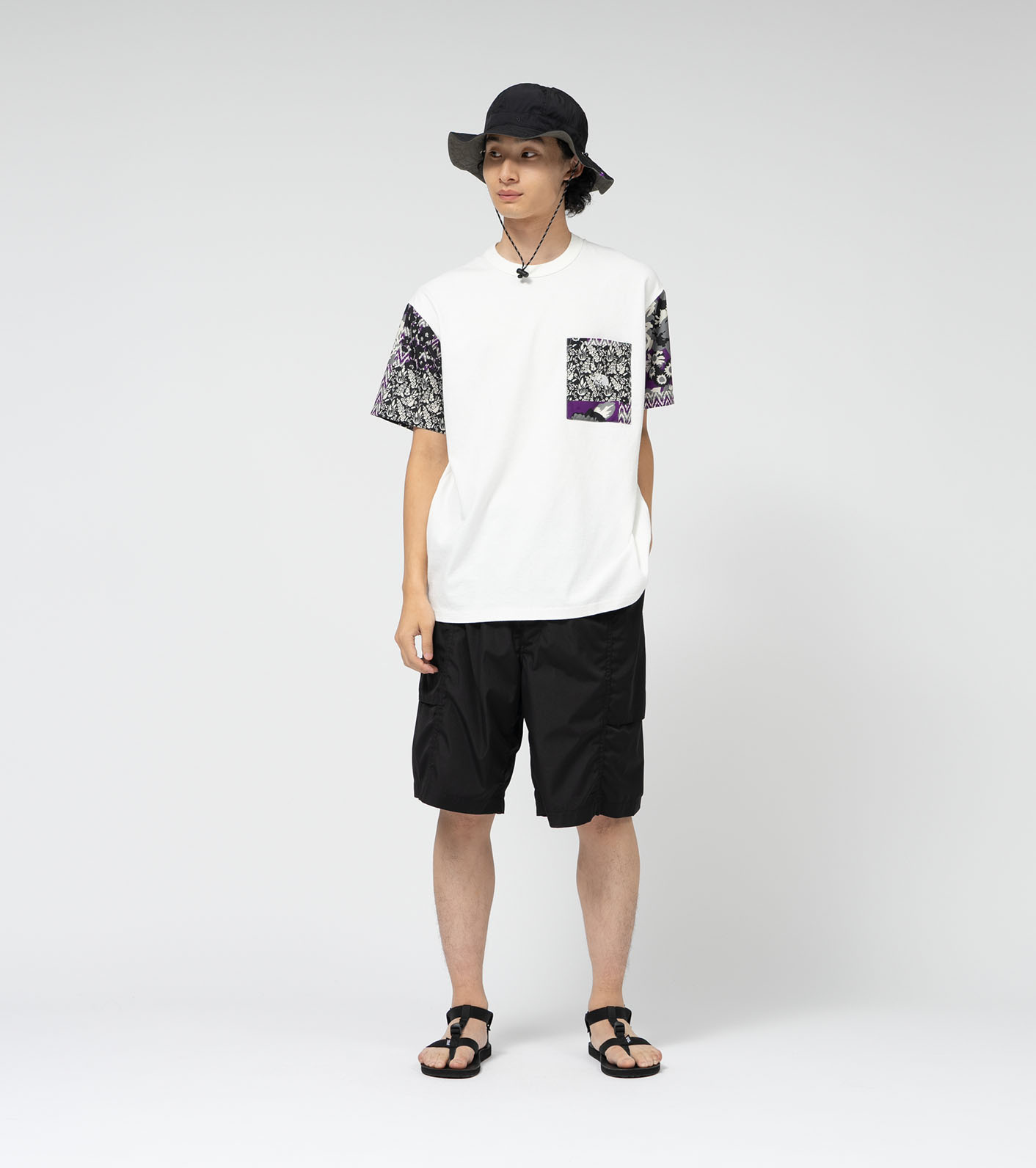 Flower Printed Field Tee