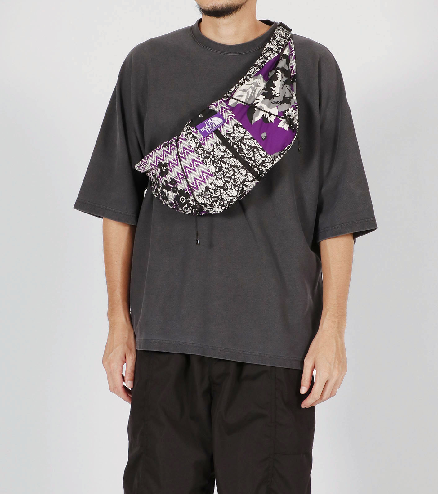 Flower Printed Field Wrap Bag