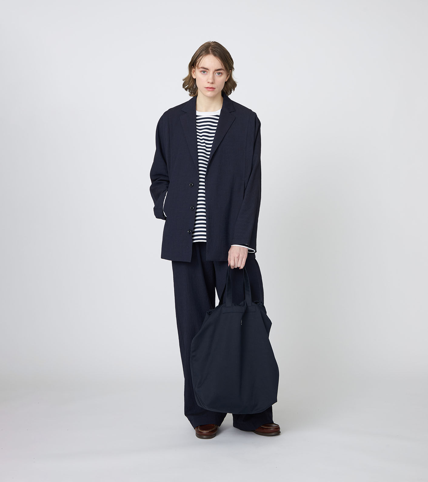 Wool Cotton Crepe Jacket