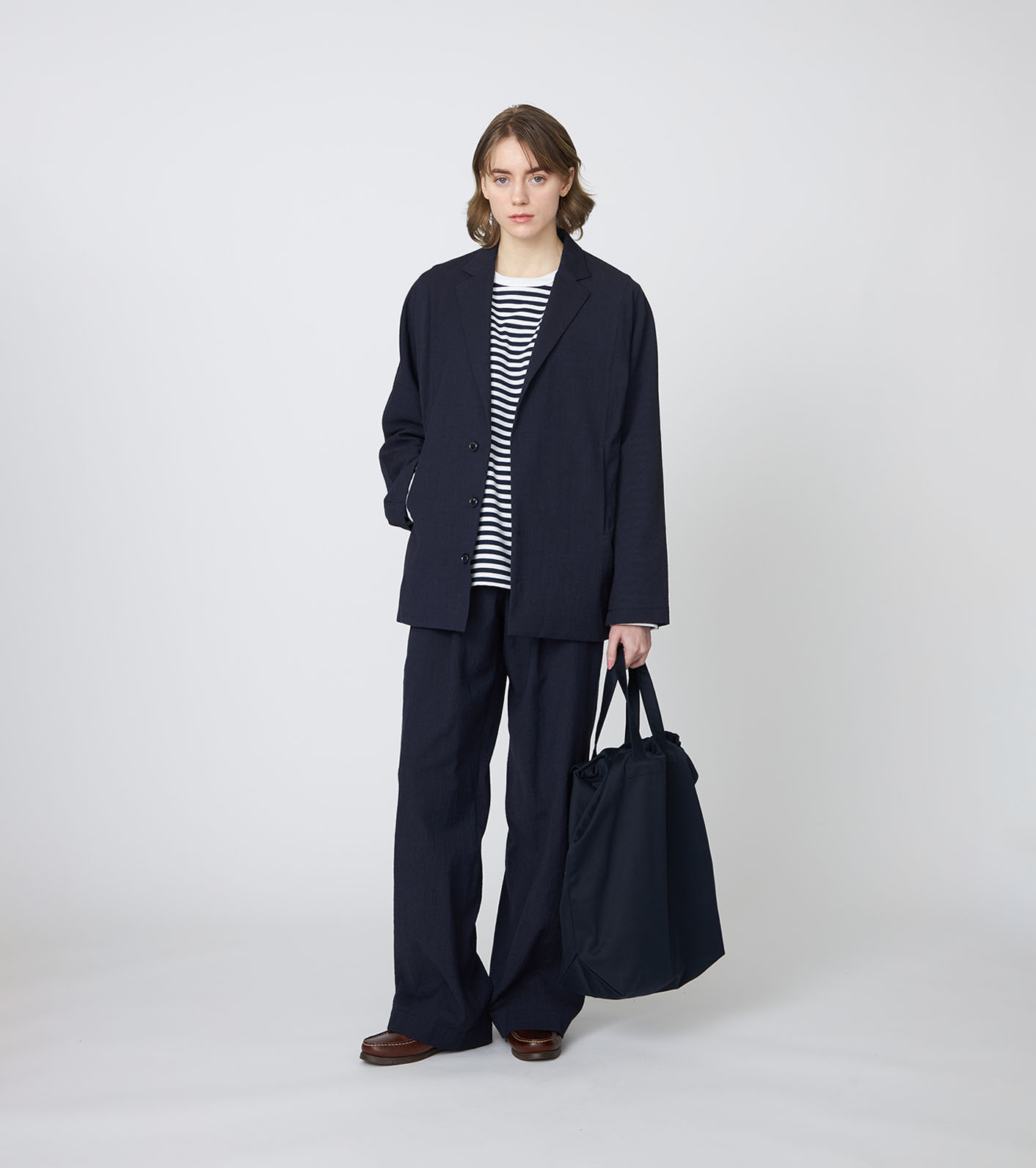 Wool Cotton Crepe Jacket