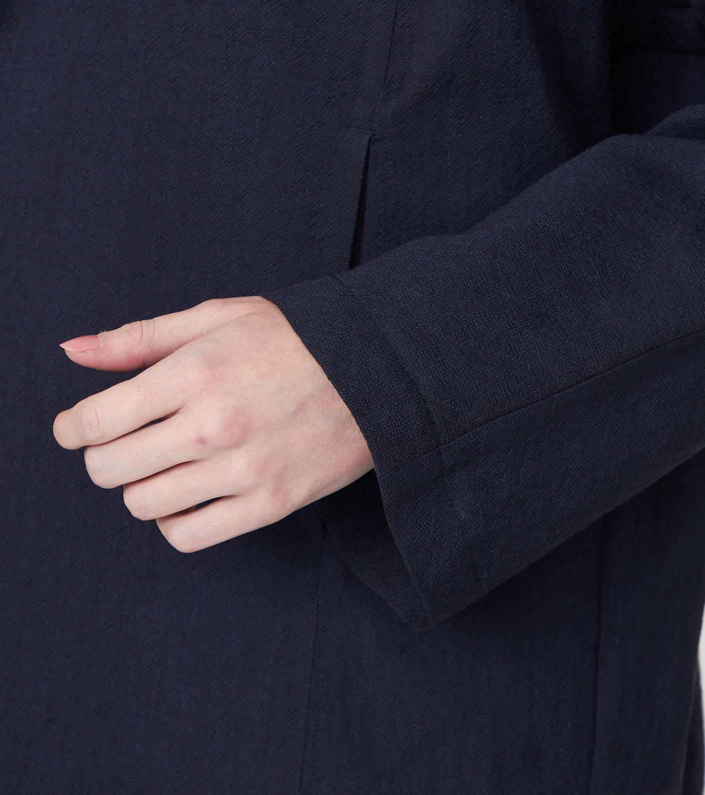 Wool Cotton Crepe Jacket