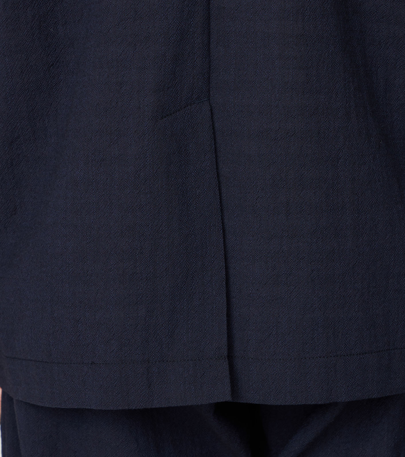 Wool Cotton Crepe Jacket