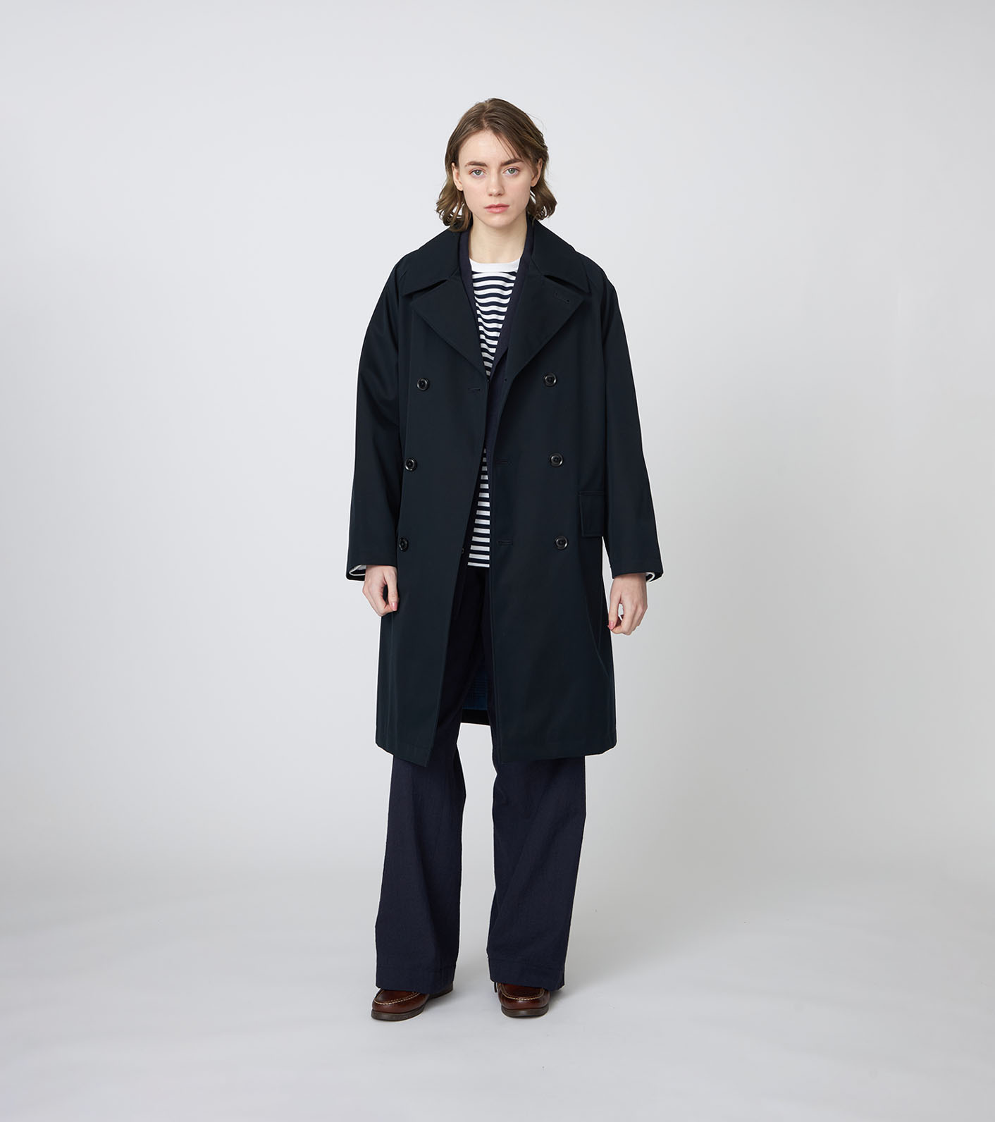 2L Cotton GORE-TEX Double Breasted Coat