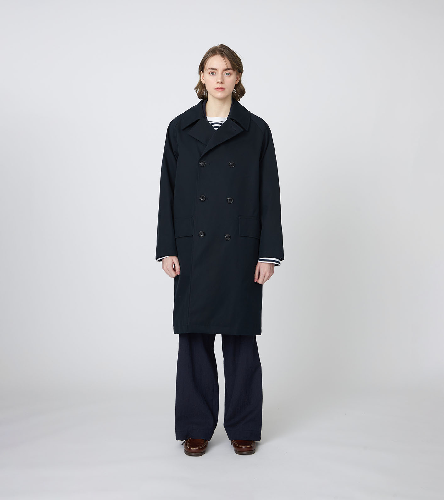 2L Cotton GORE-TEX Double Breasted Coat