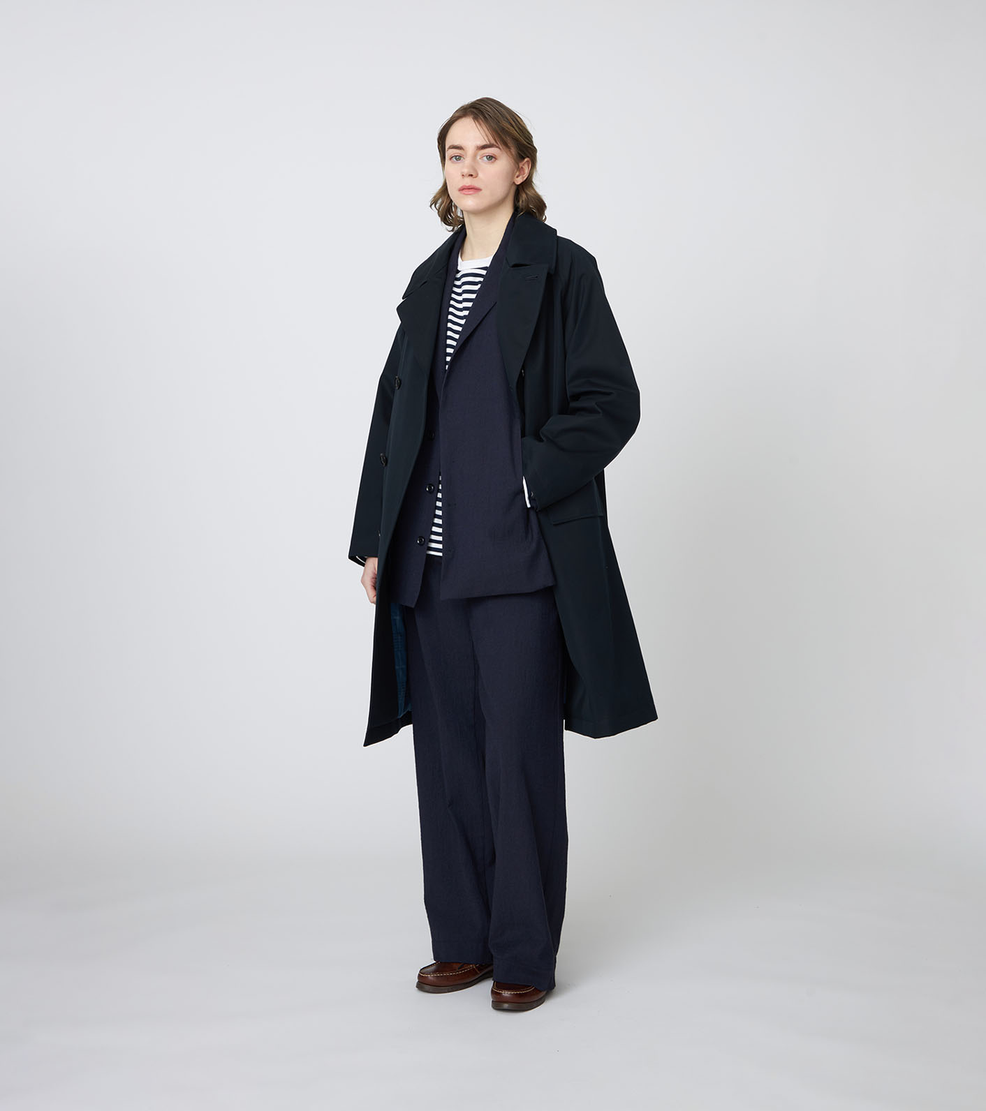 2L Cotton GORE-TEX Double Breasted Coat