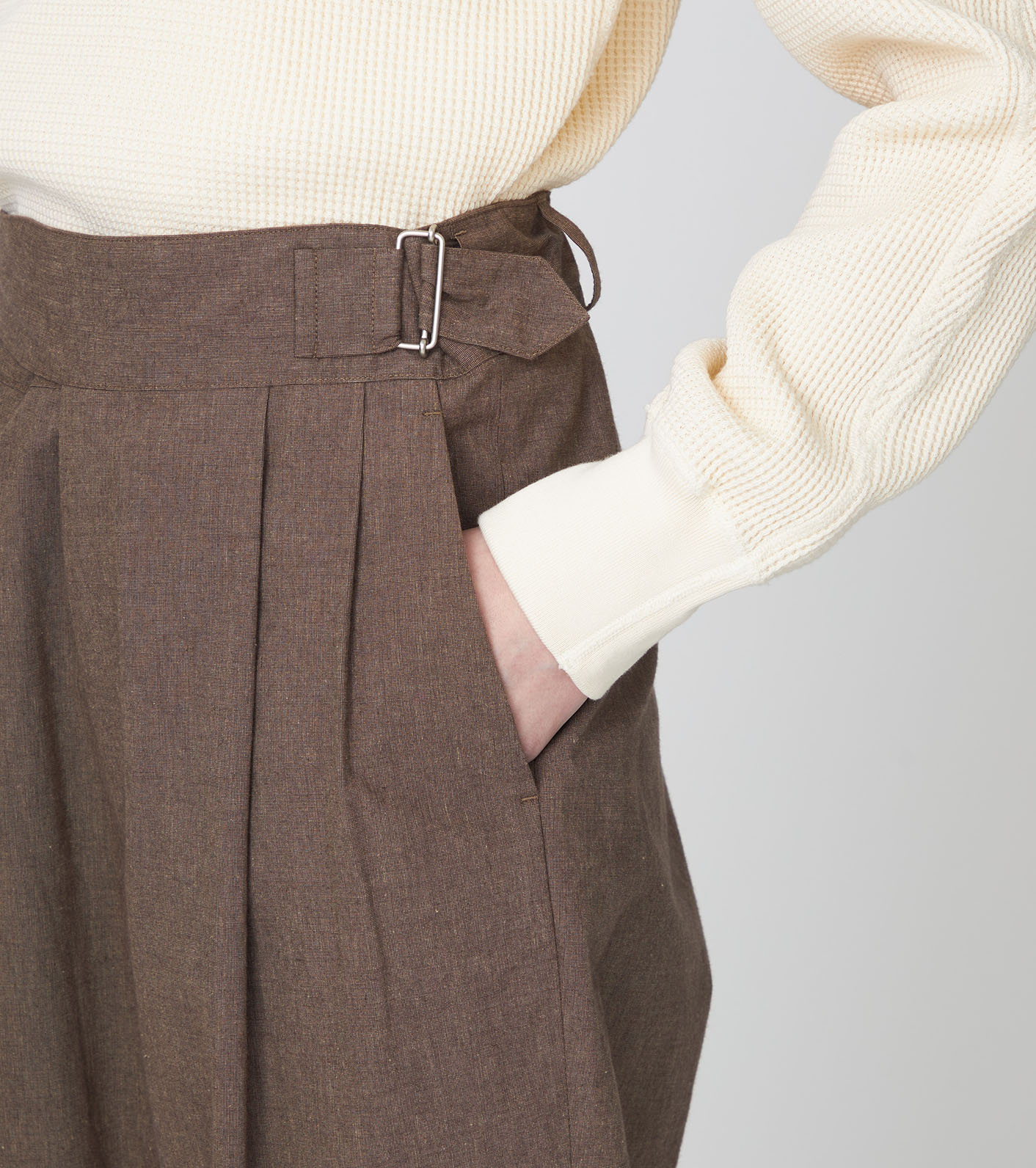Cotton Buff Cloth Gurkha Pants