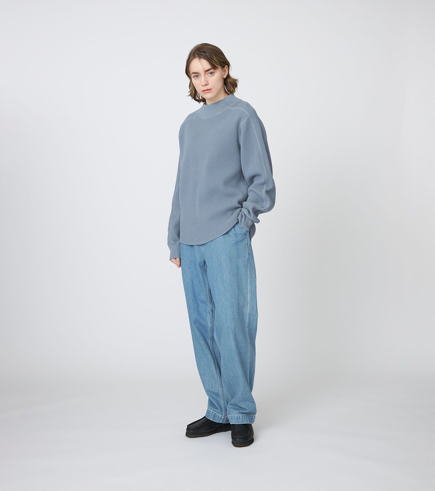 Wide Denim Pants