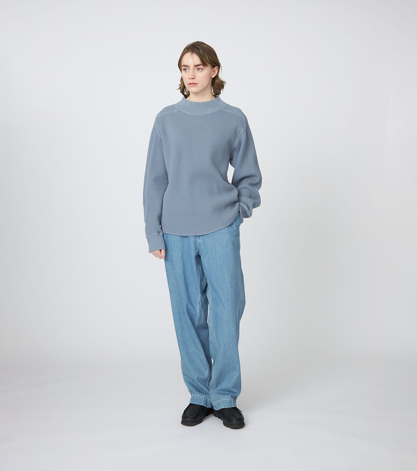 Wide Denim Pants