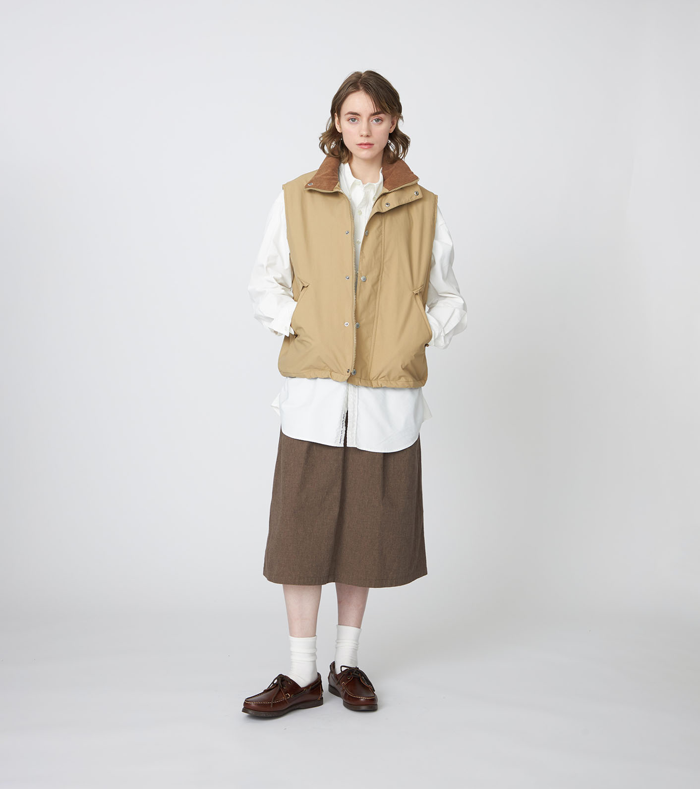 Cotton Buff Cloth Gurkha Skirt