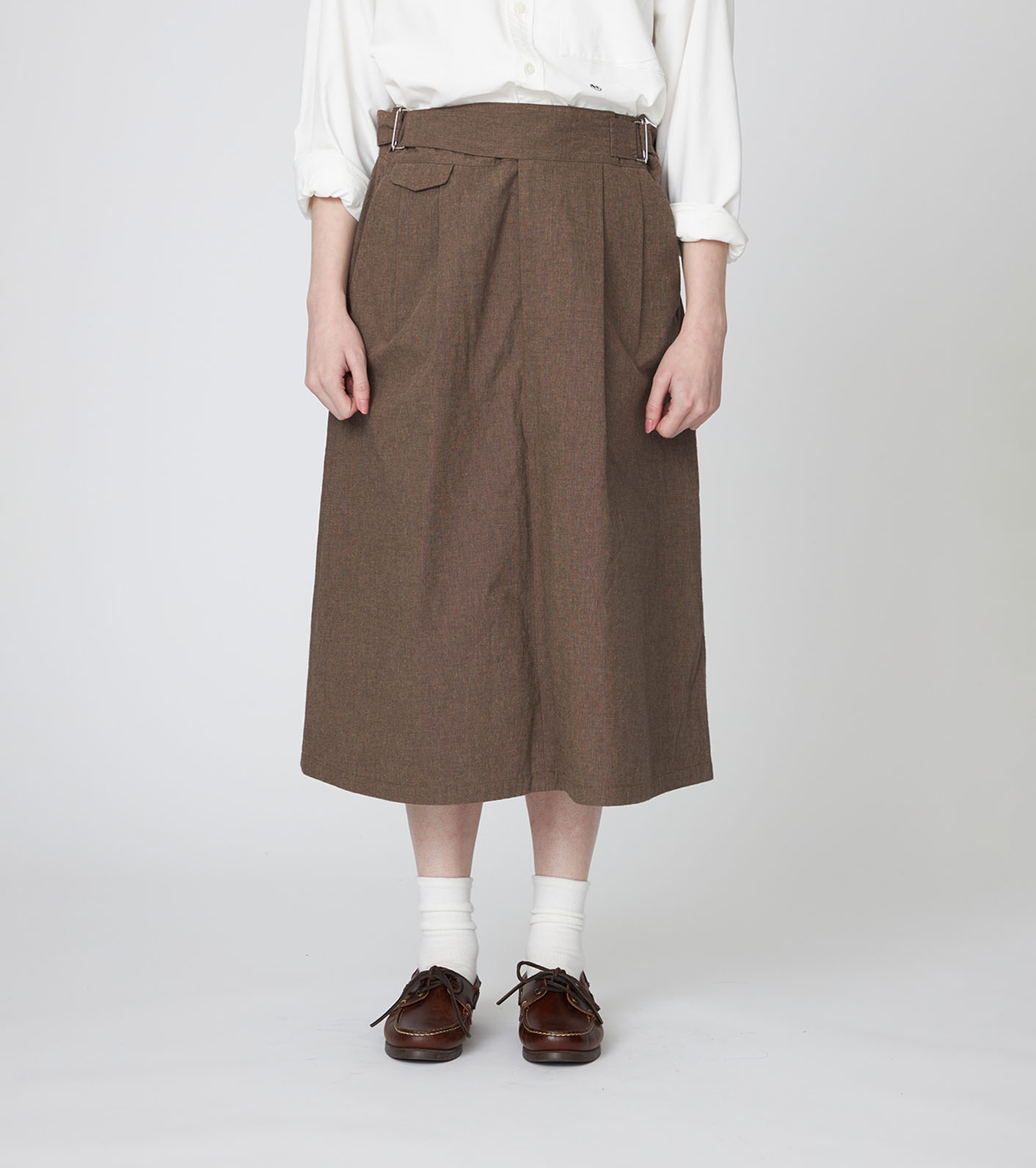 Cotton Buff Cloth Gurkha Skirt