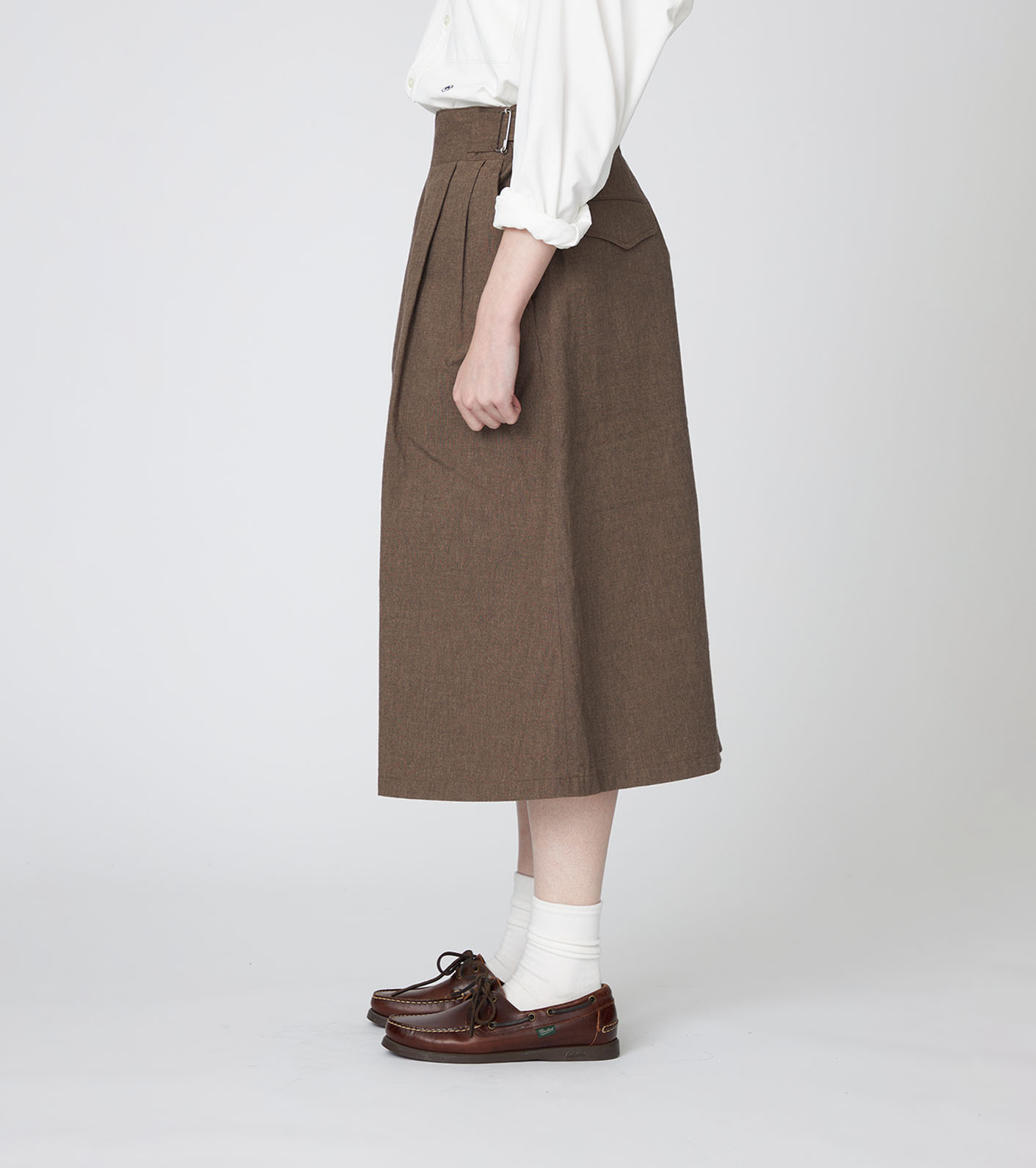 Cotton Buff Cloth Gurkha Skirt