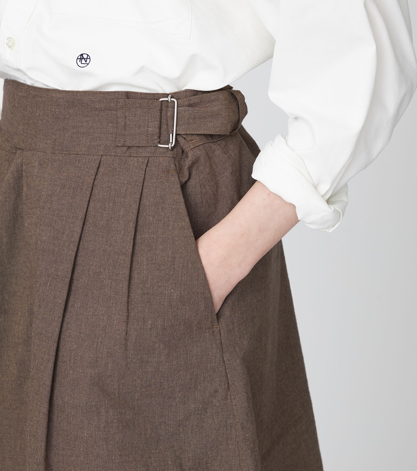 Cotton Buff Cloth Gurkha Skirt