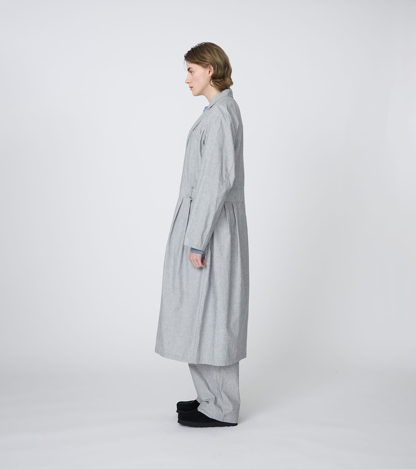 Cotton Buff Cloth Dress
