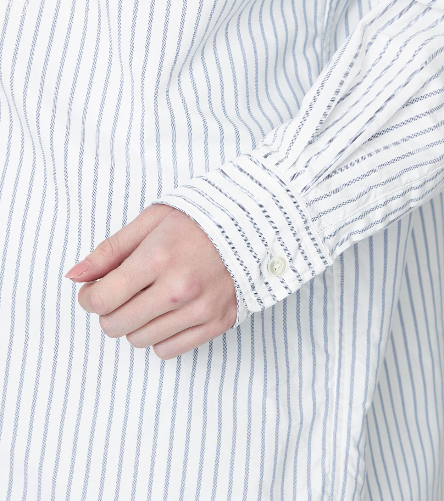 Button Down Stripe Wind Shirt