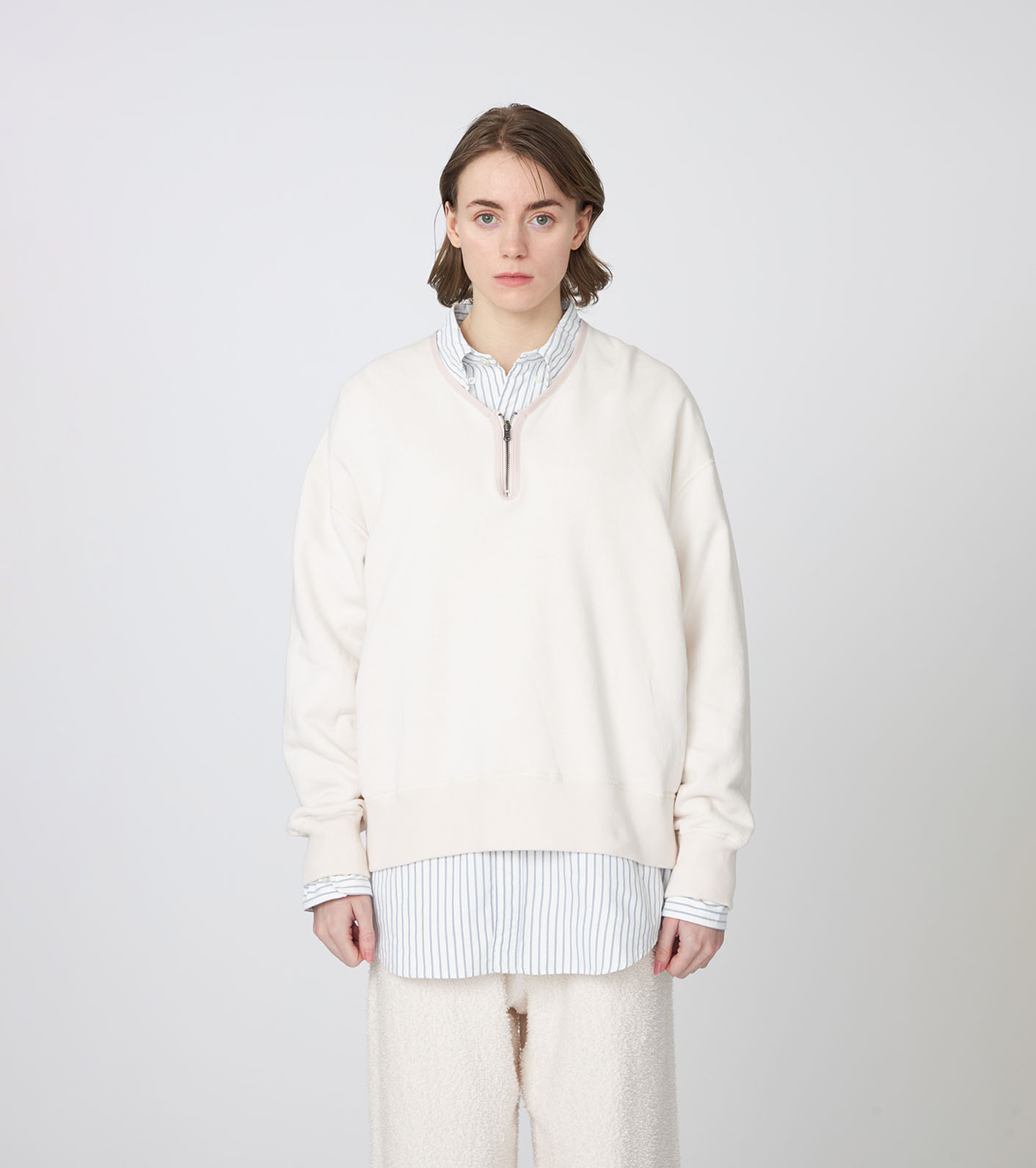 Reversible Half Zip Sweat