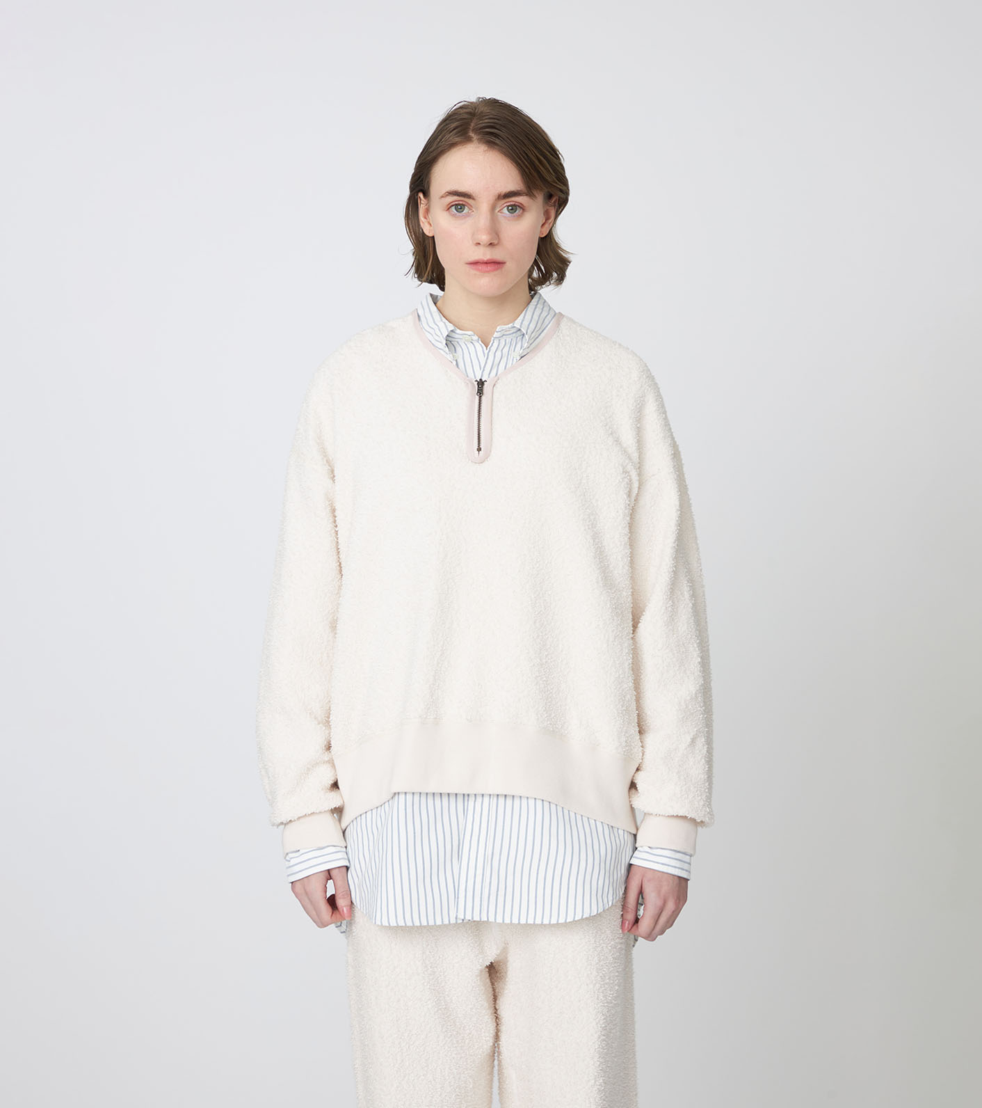 Reversible Half Zip Sweat