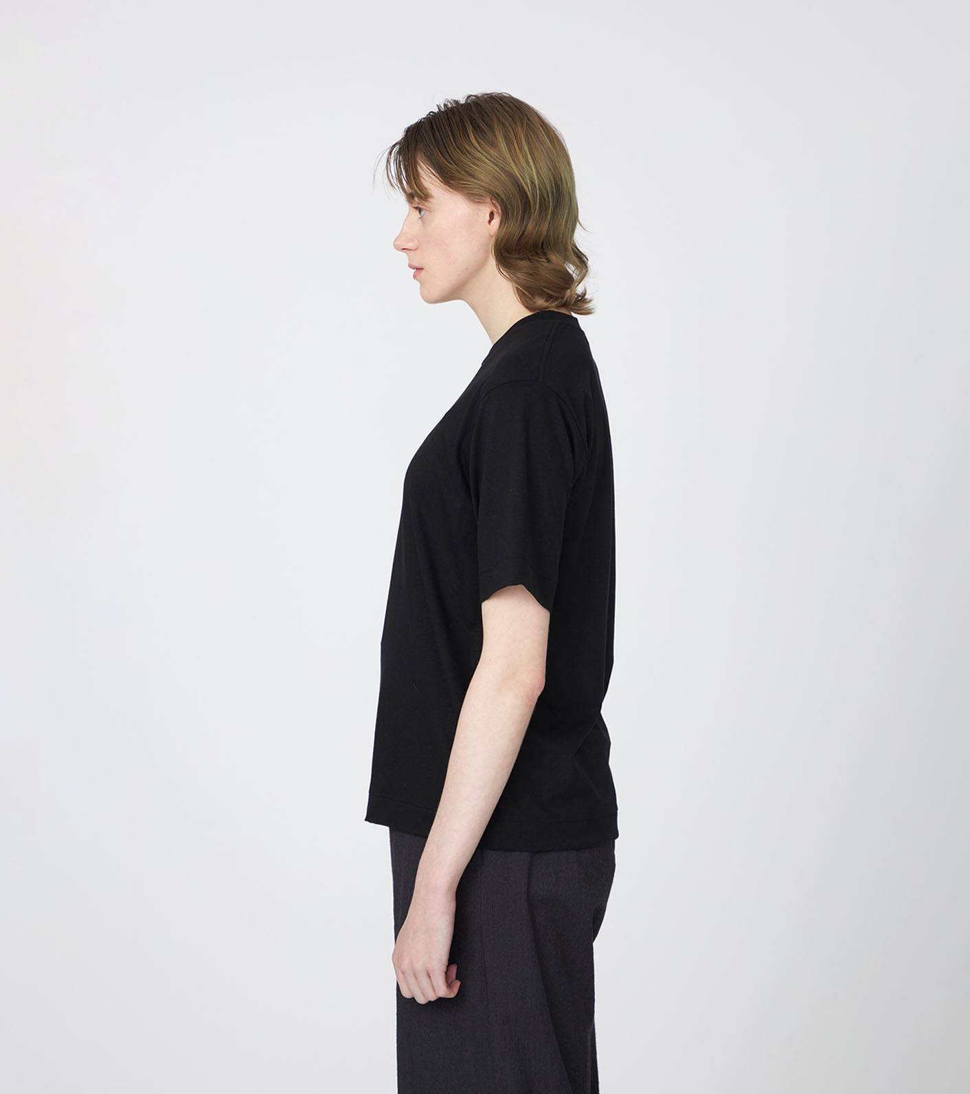 Wool Crew Neck Tee