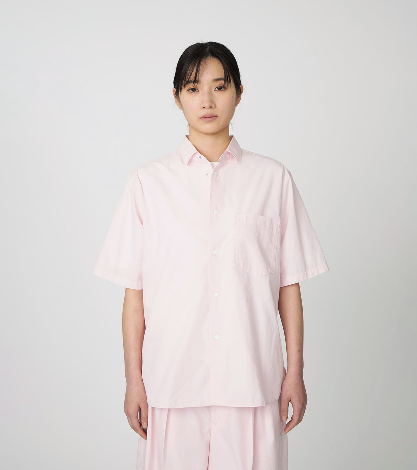 Regular Collar Wind S/S Shirt