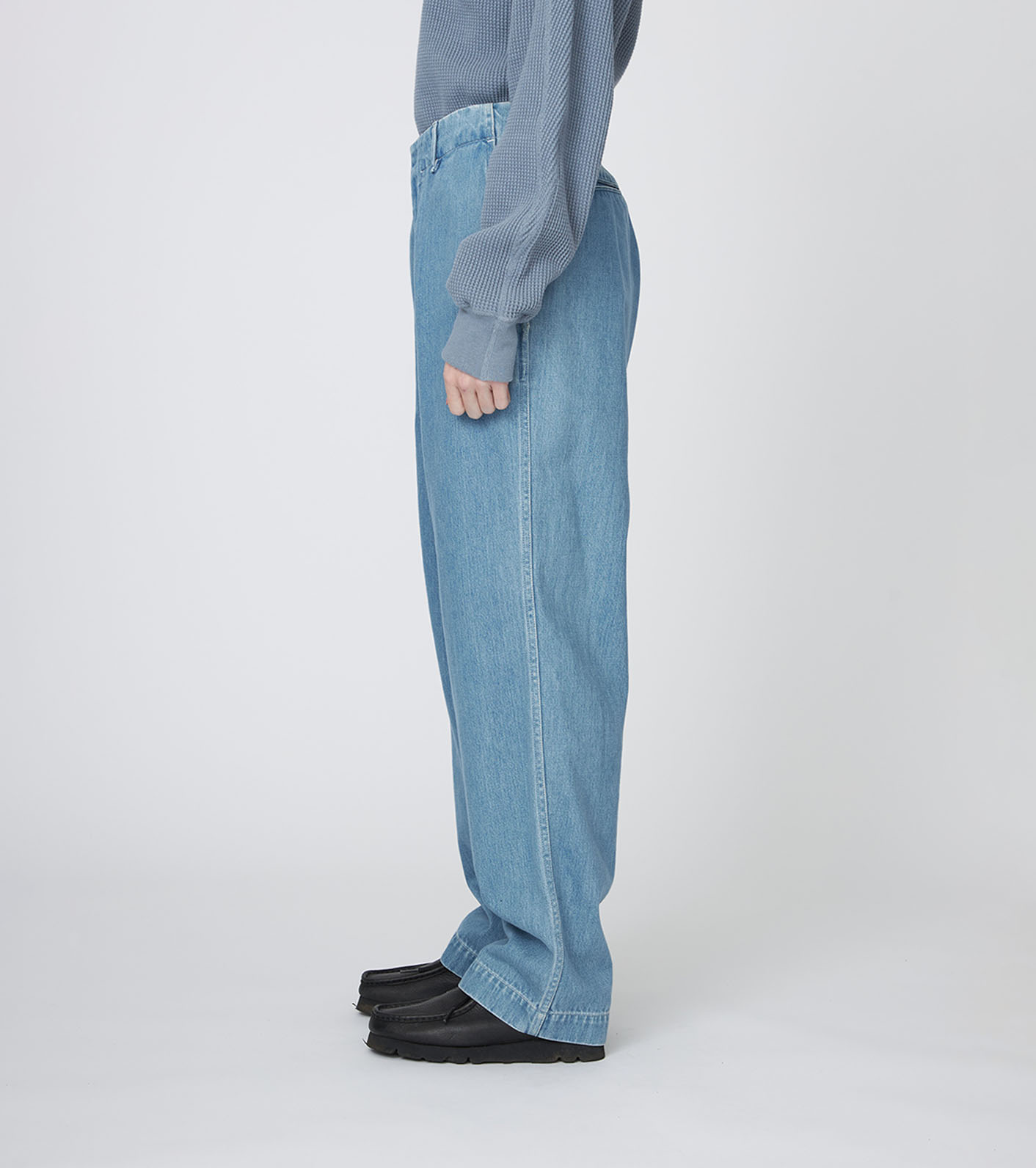 Wide Denim Pants
