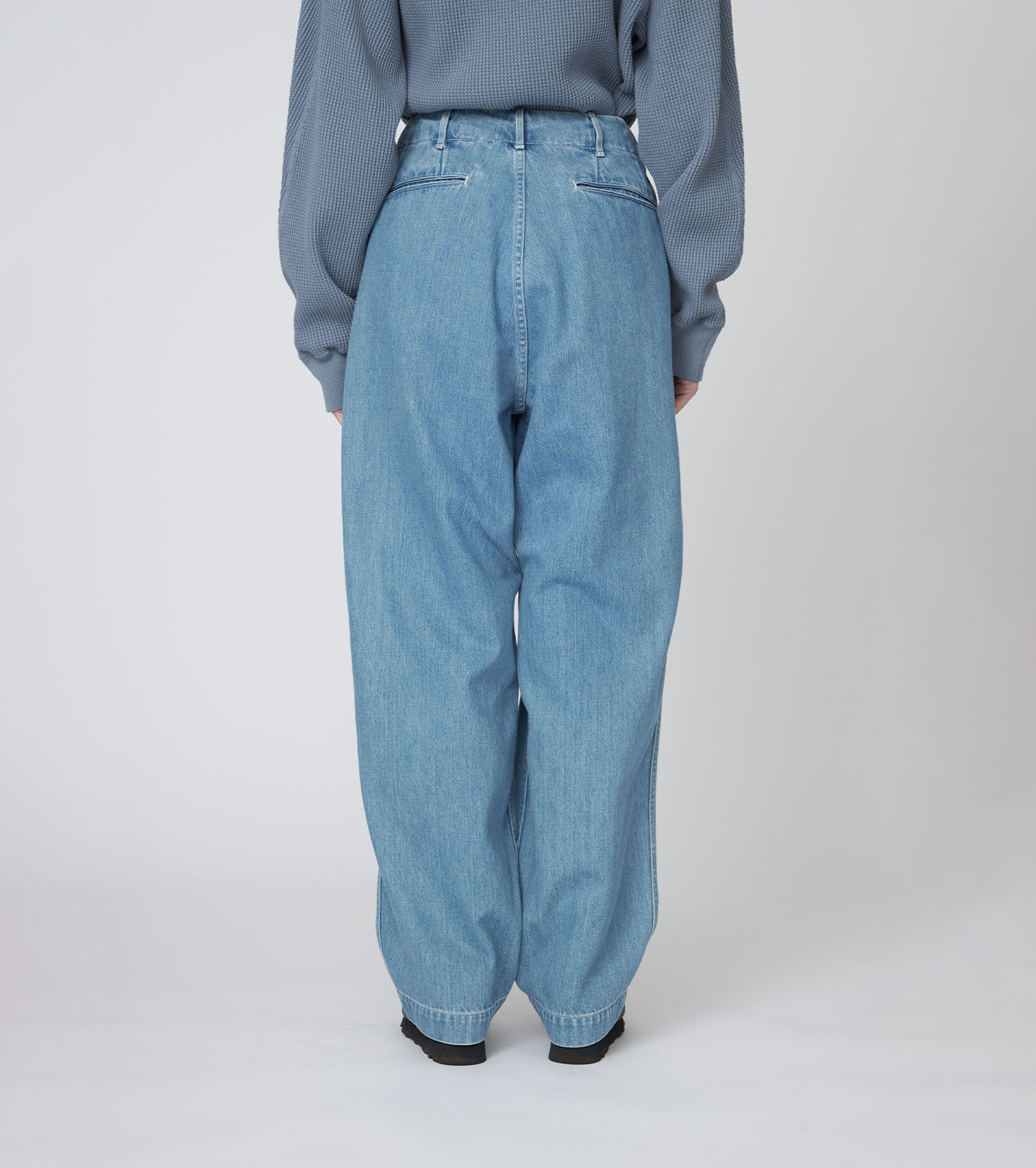 Wide Denim Pants