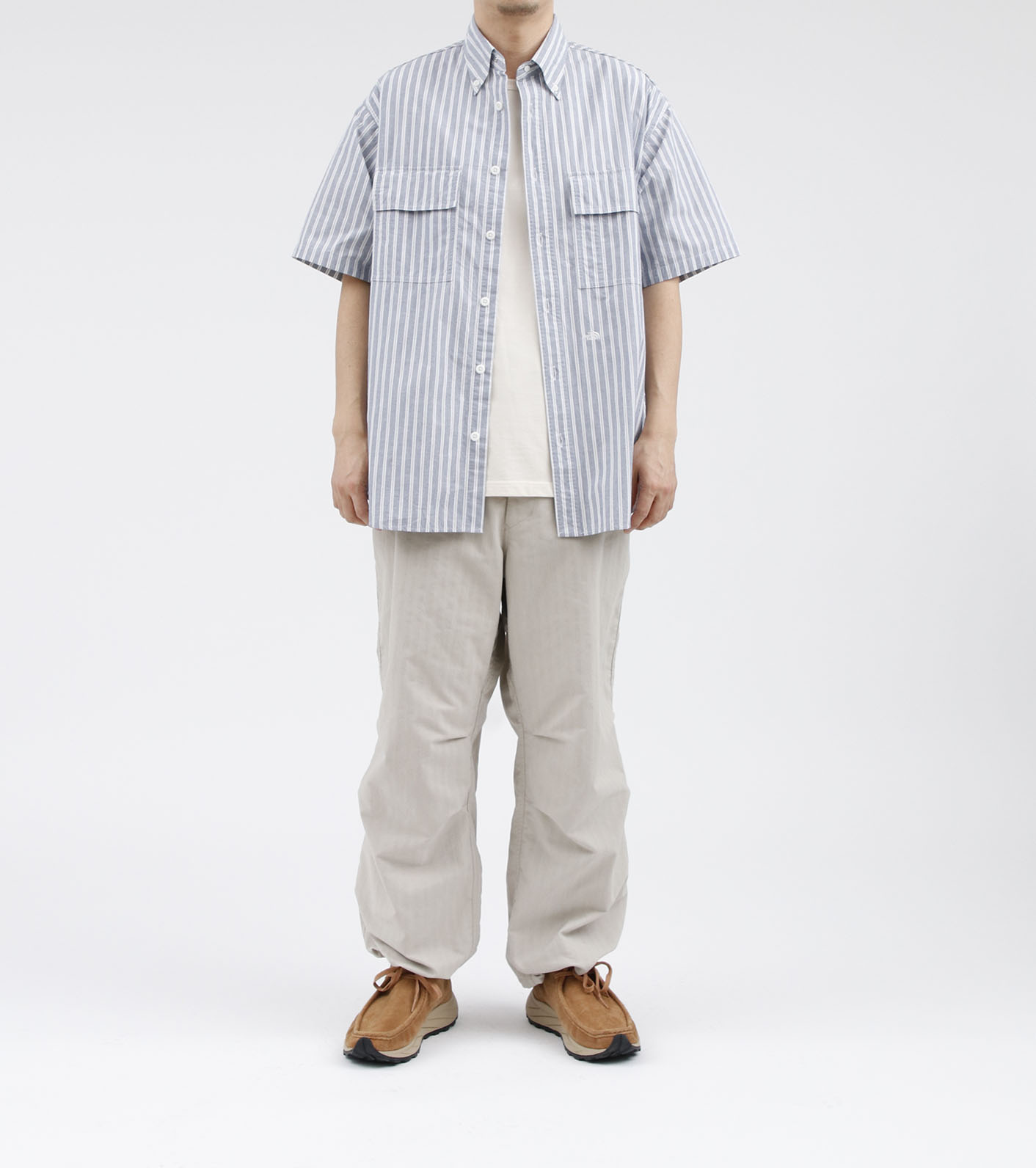 Button Down Striped Field S/S Shirt