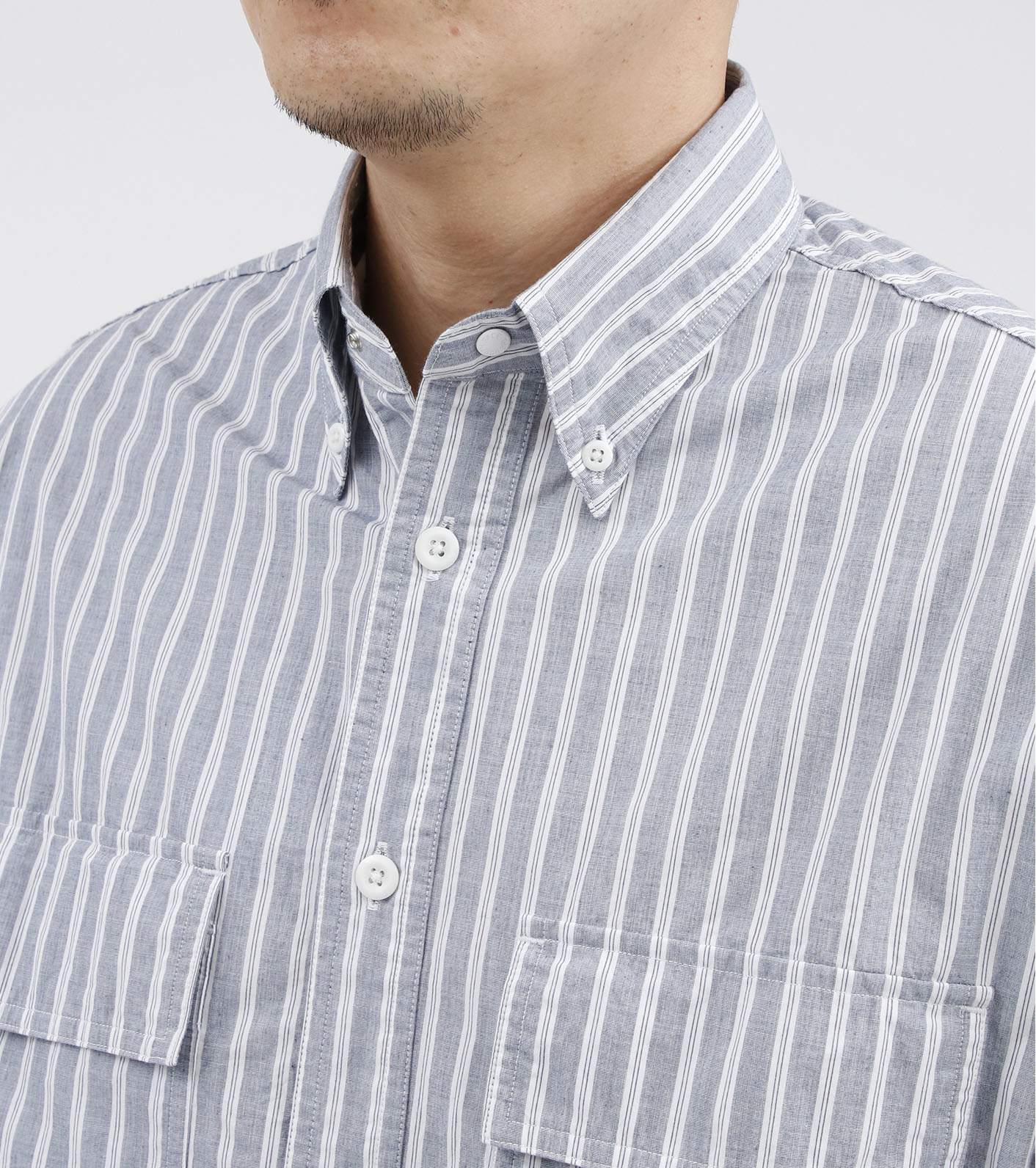 Button Down Striped Field S/S Shirt