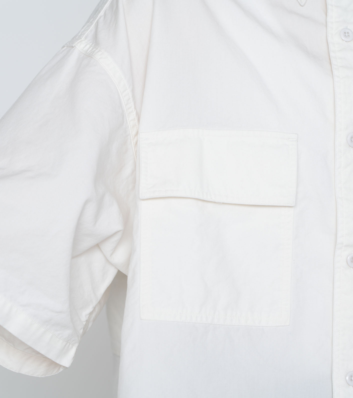 Button Down Field S/S Cropped Shirt