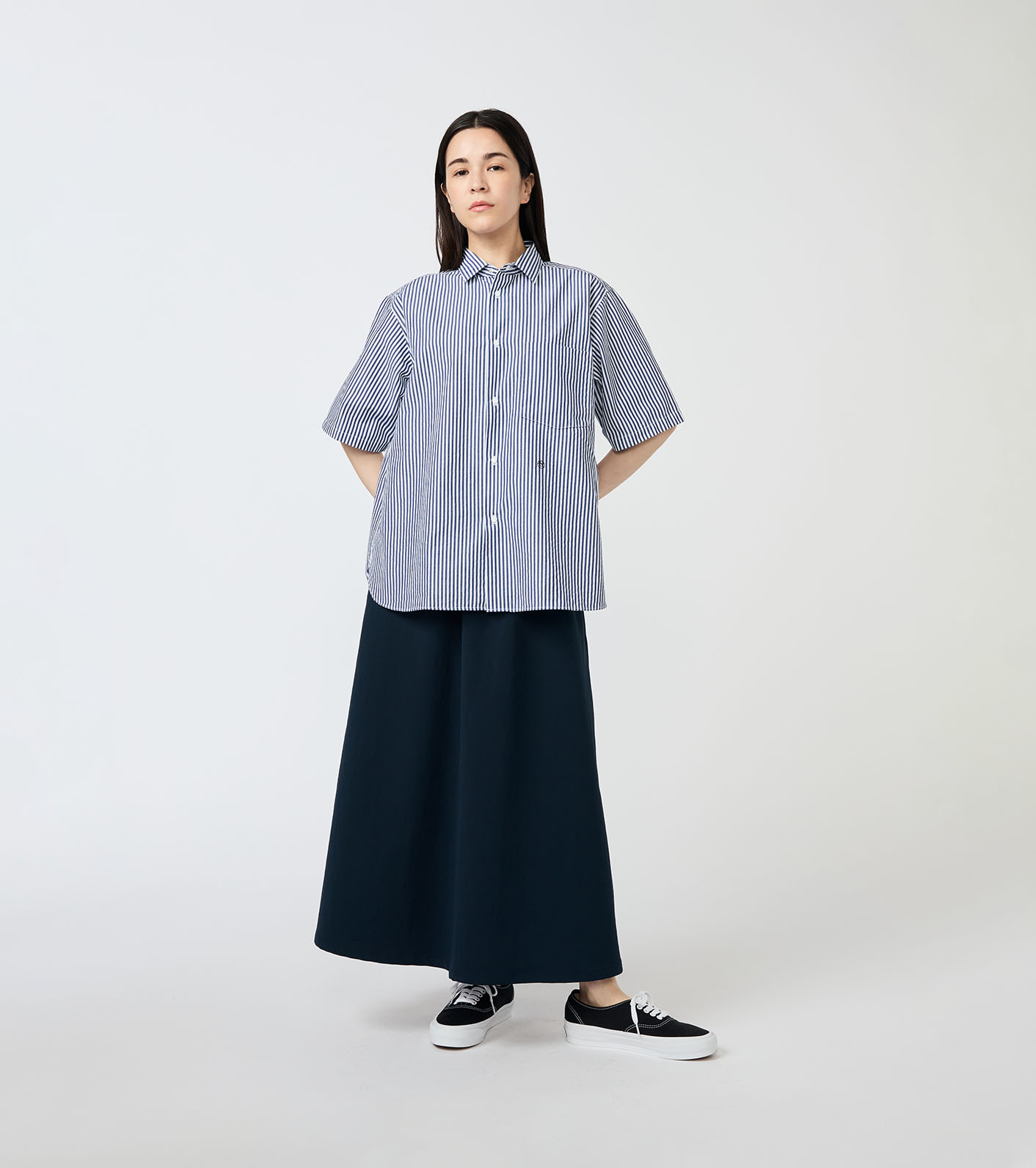Regular Collar Wind S/S Shirt