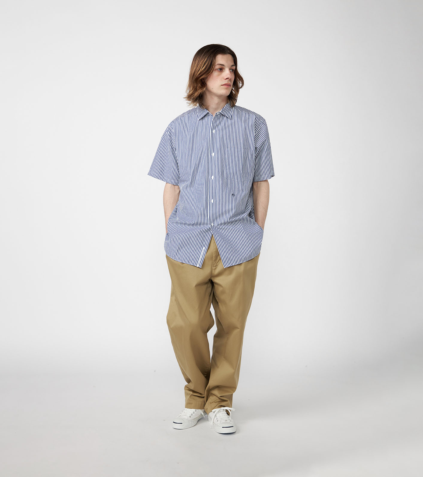 Regular Collar Wind S/S Shirt