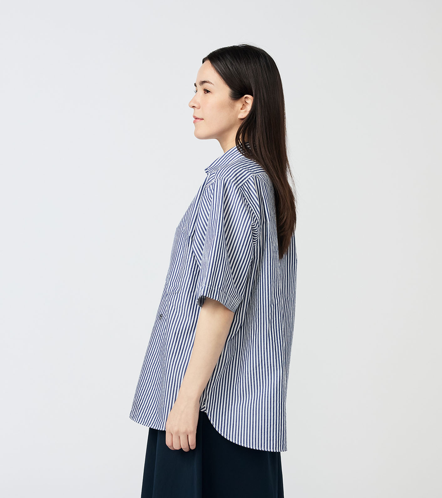 Regular Collar Wind S/S Shirt