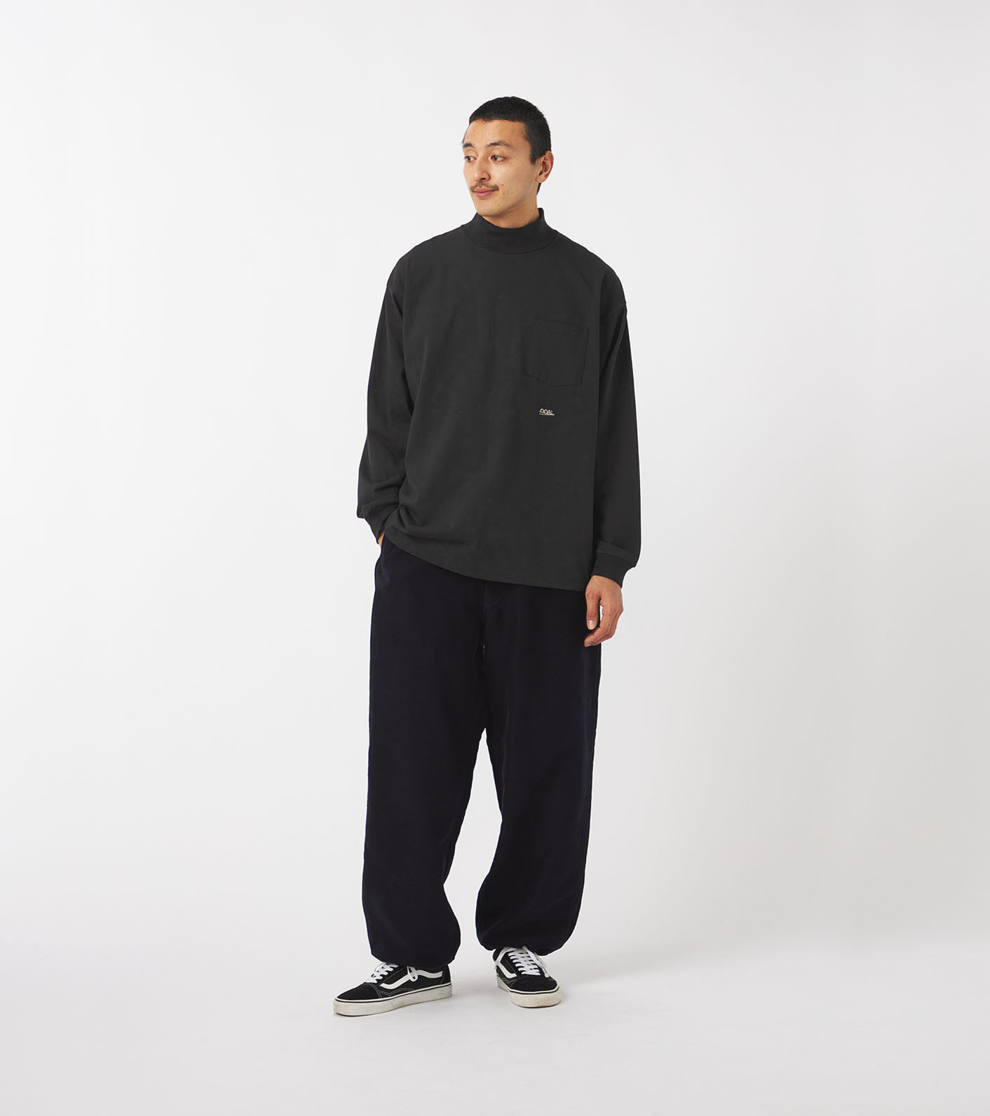 OOAL Mock Neck L/S Tee